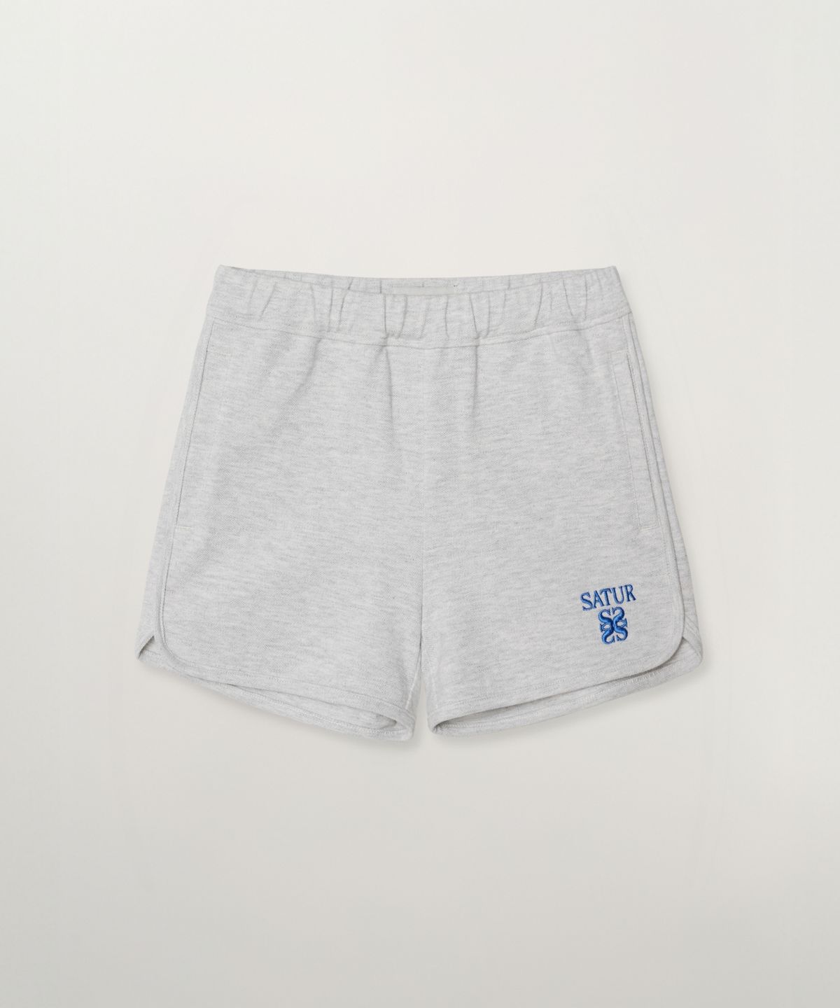 세터 키즈(SATUR KIDS) (K) 아페로 피케 쇼츠 멜란지 화이트