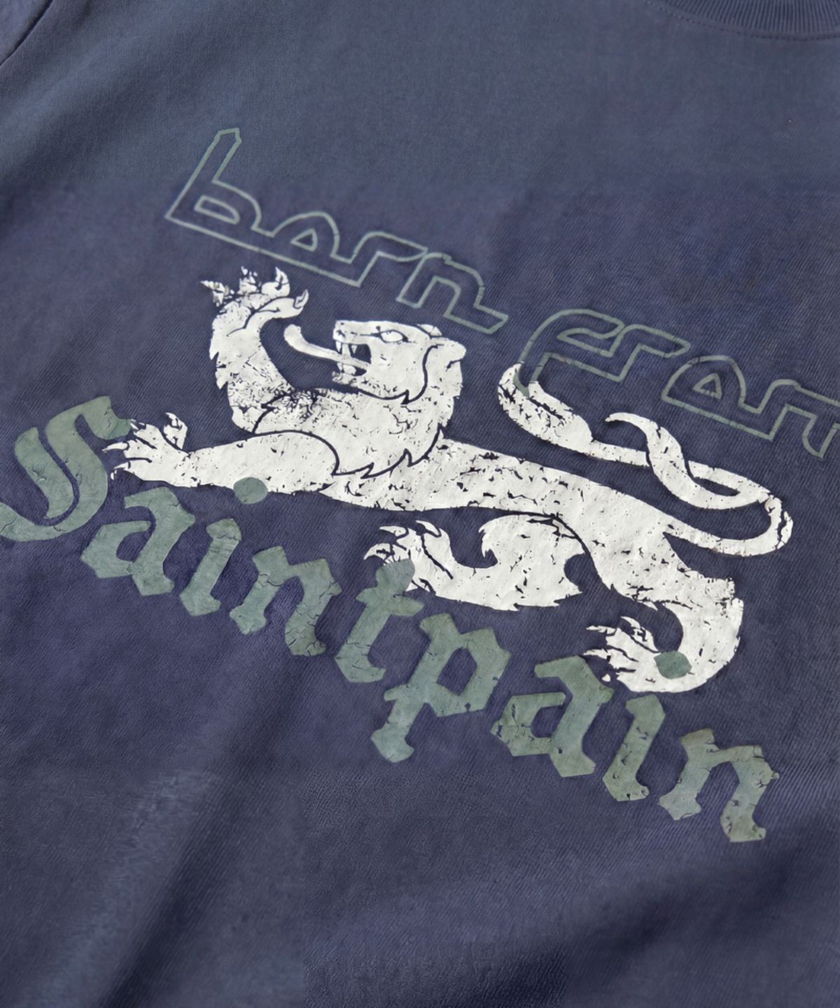 세인트페인(SAINTPAIN) SP 미디벌 엠블럼 반팔티 네이비