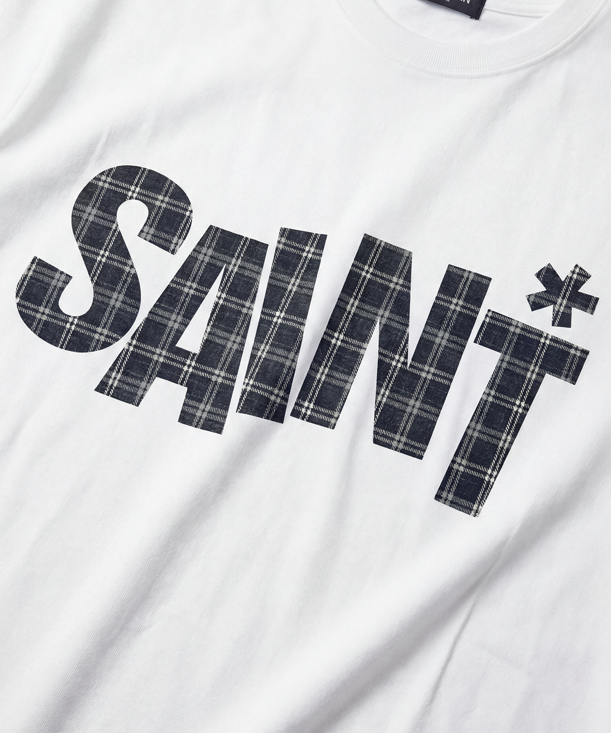 세인트페인(SAINTPAIN) SP 세인트 패턴 반팔티 화이트
