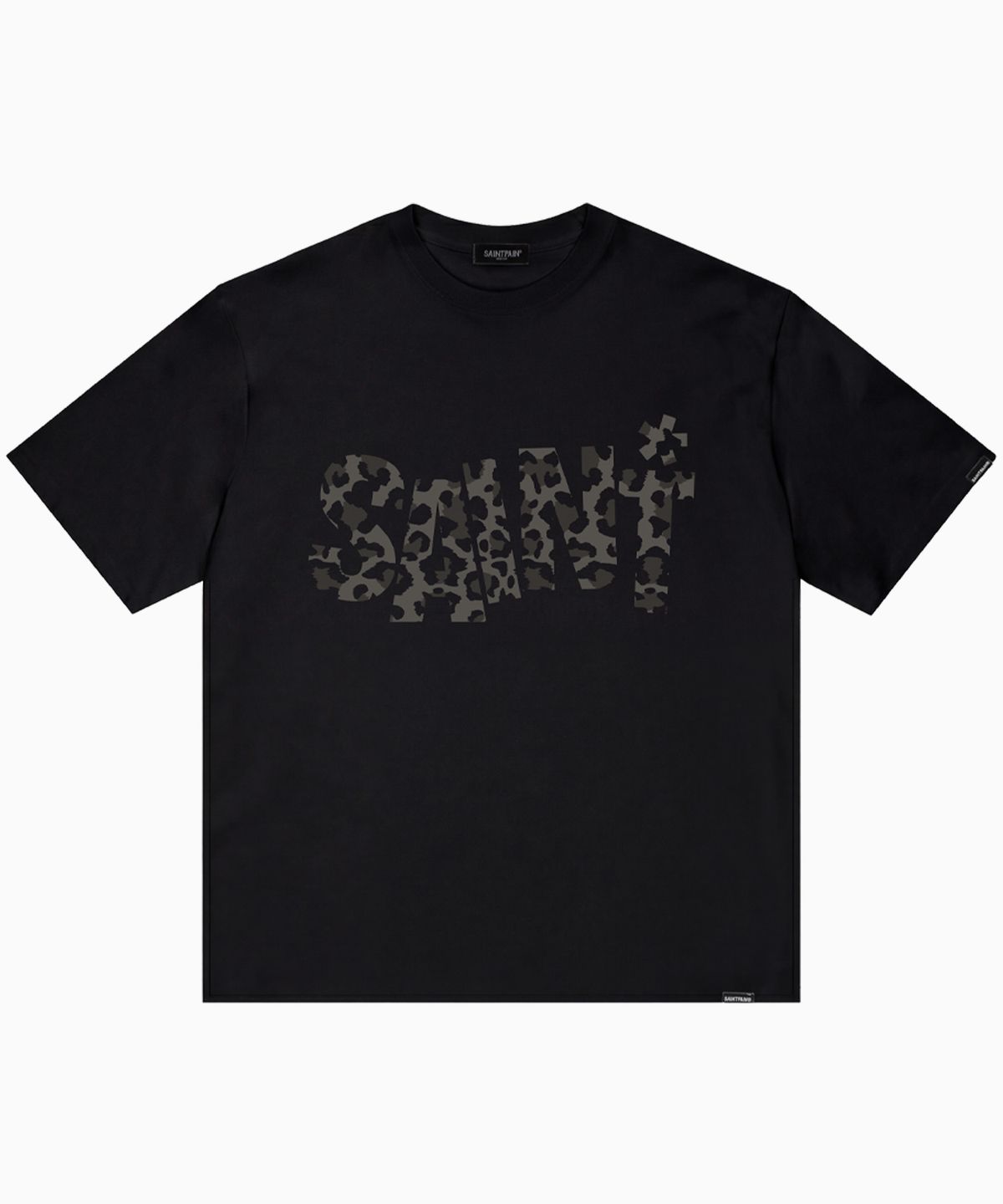 세인트페인(SAINTPAIN) SP 세인트 패턴 반팔티 블랙