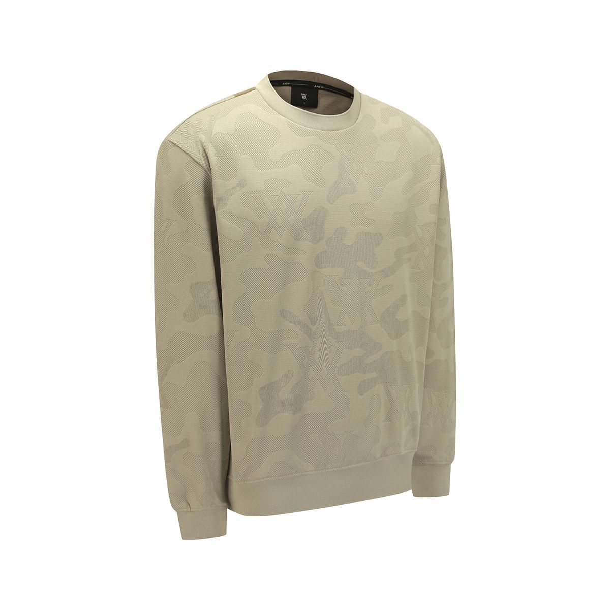 어뉴골프(ANEW GOLF) MEN CAMO JACQUARD SWEATSHIRT_BE