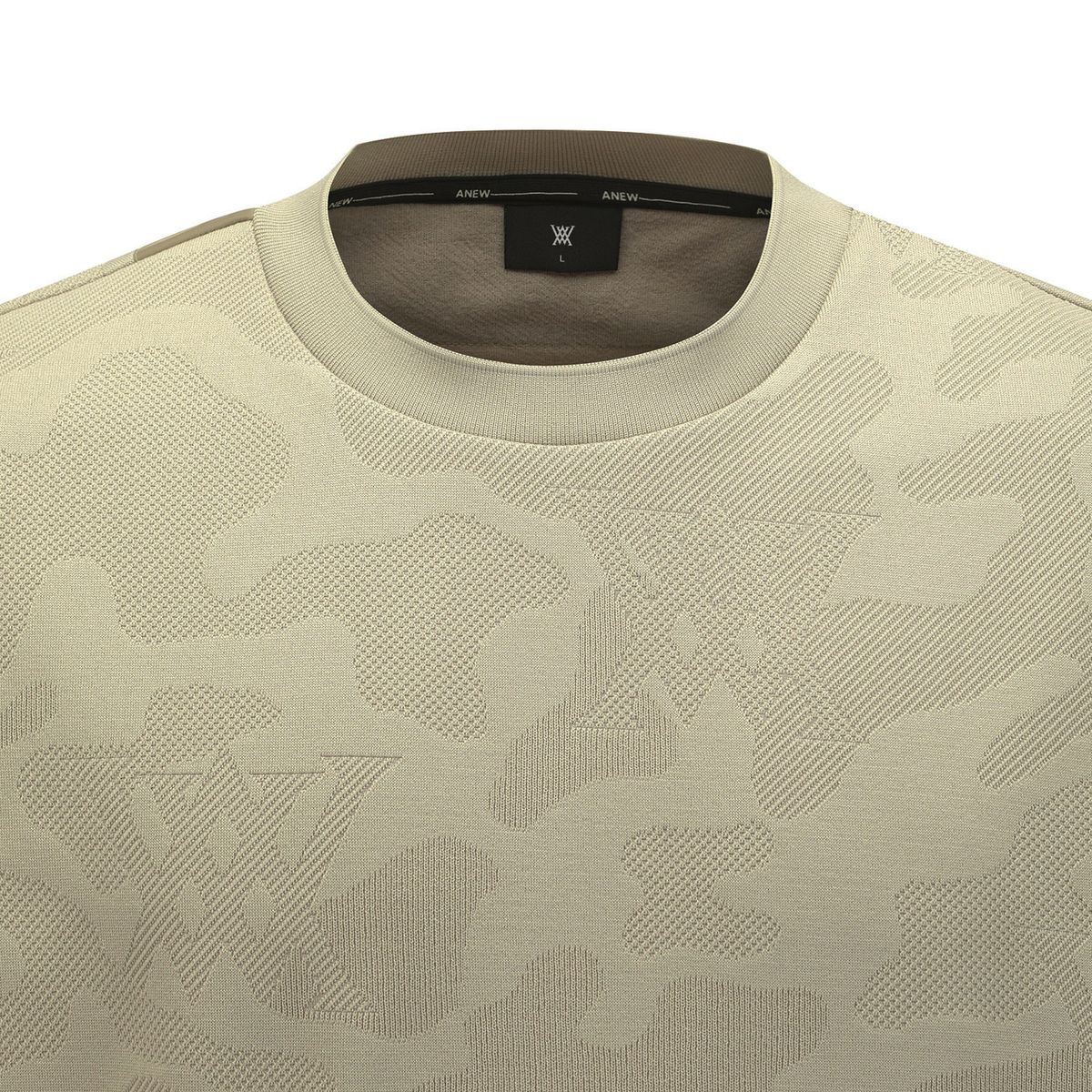 어뉴골프(ANEW GOLF) MEN CAMO JACQUARD SWEATSHIRT_BE