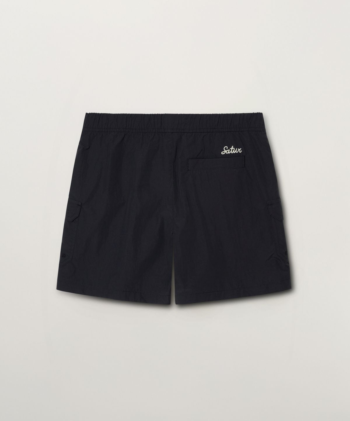 세터 키즈(SATUR KIDS) (K) 나일론 카고 쇼츠 블랙
