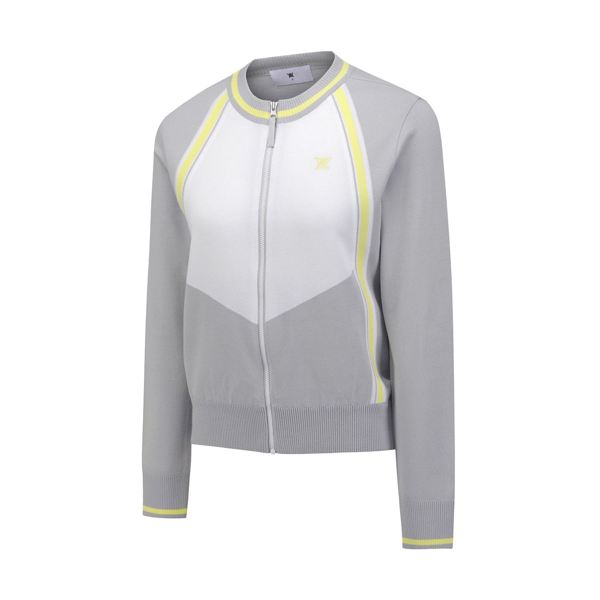 어뉴골프(ANEW GOLF) WOMEN ROUND KNIT CARDIGAN_LG