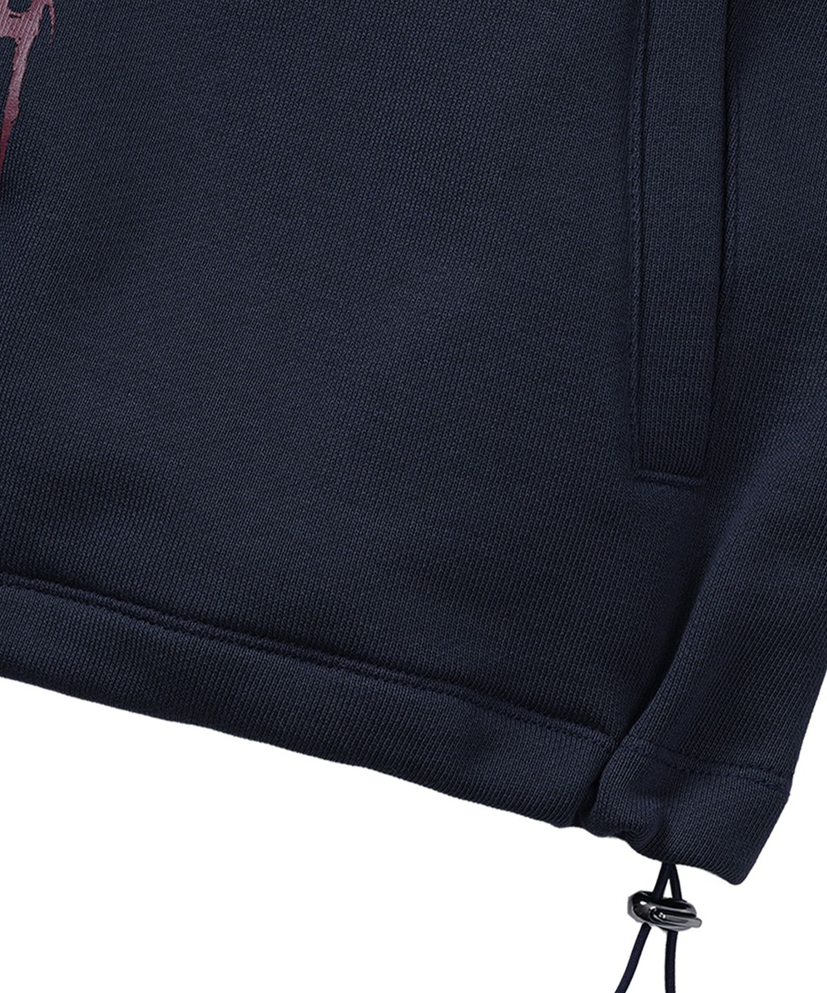 르렌느(LERENNE) Devil Over Boxy Hoodie - Navy