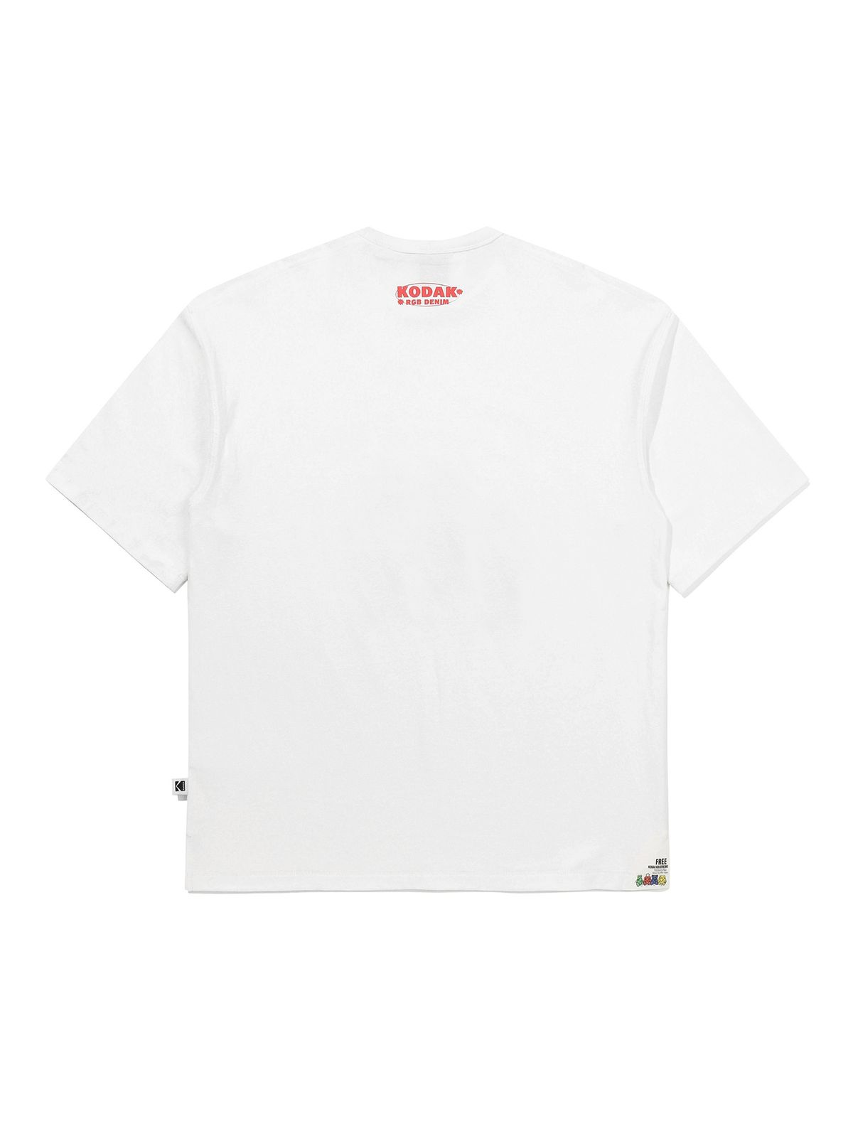 코닥(KODAK) RGB 코튼 반팔 티셔츠 WHITE