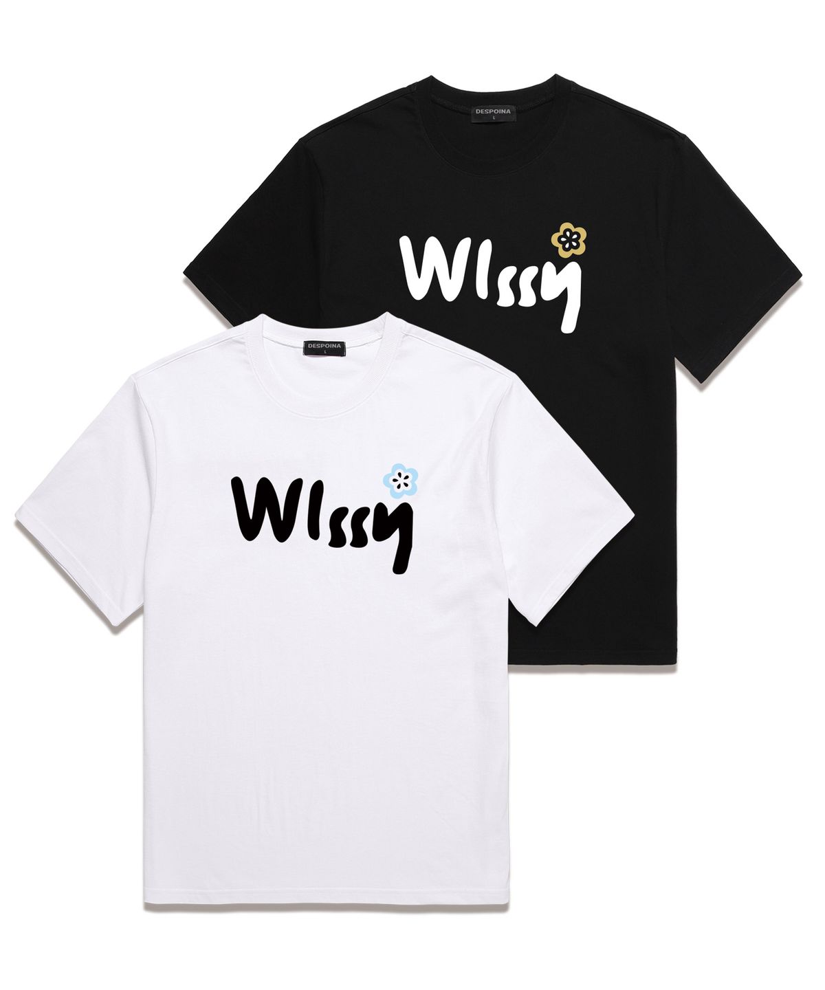 위씨(WISSY) Wissy Bloom 반팔 티셔츠 (WS032) 화이트