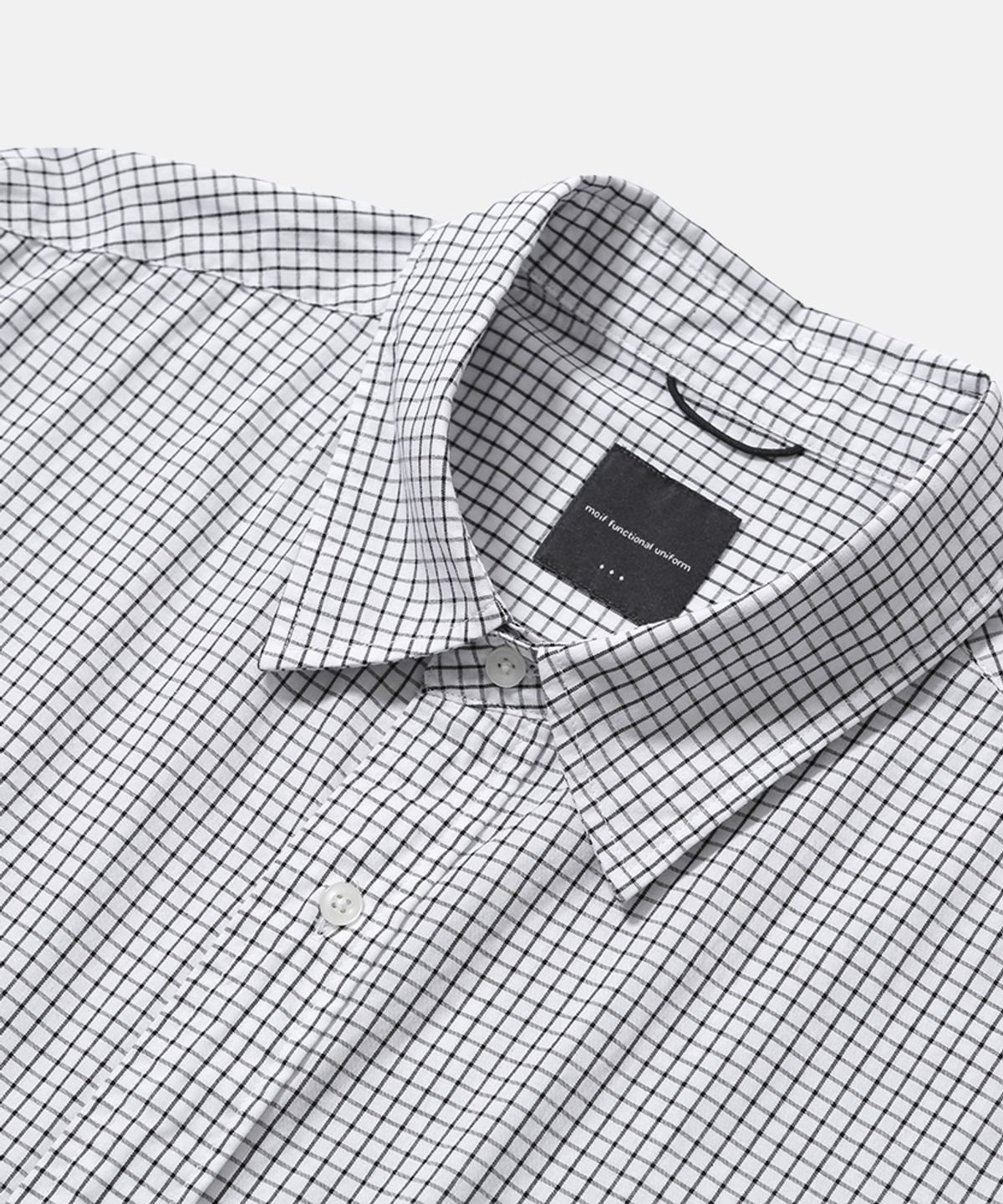 모이프(MOIF) [SS26] UNIFORM SHIRT / WHITE GRID