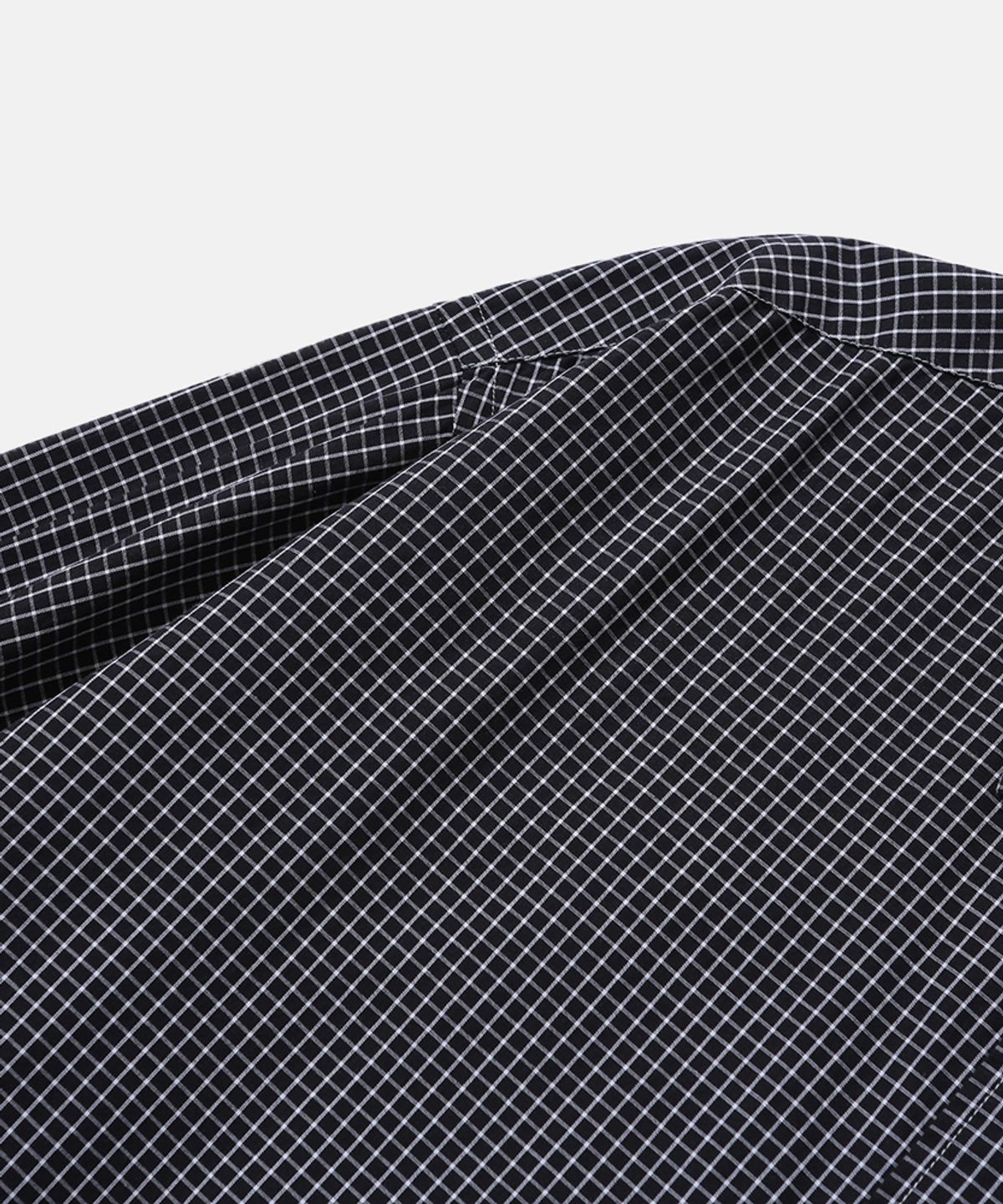 모이프(MOIF) [SS26] UNIFORM SHIRT / BLACK GRID