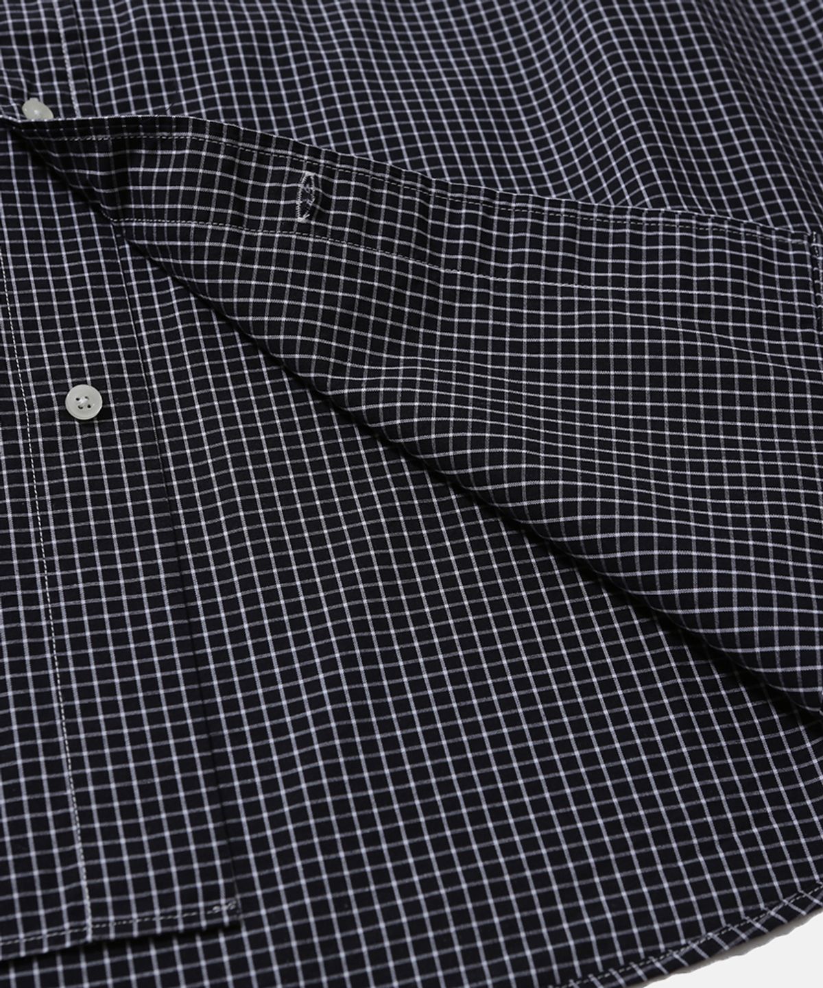 모이프(MOIF) [SS26] UNIFORM SHIRT / BLACK GRID