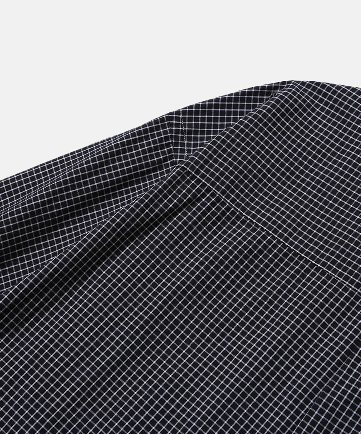 모이프(MOIF) [SS26] UNIFORM SHIRT / BLACK GRID