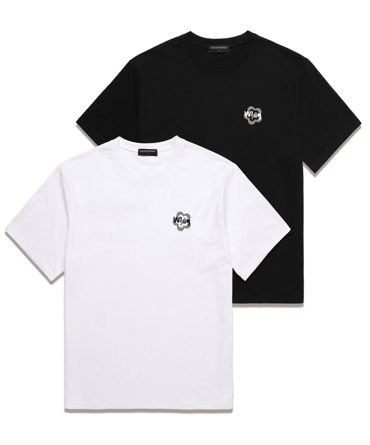 위씨(WISSY) Mini Mark 반팔 티셔츠 (WS033) 화이트