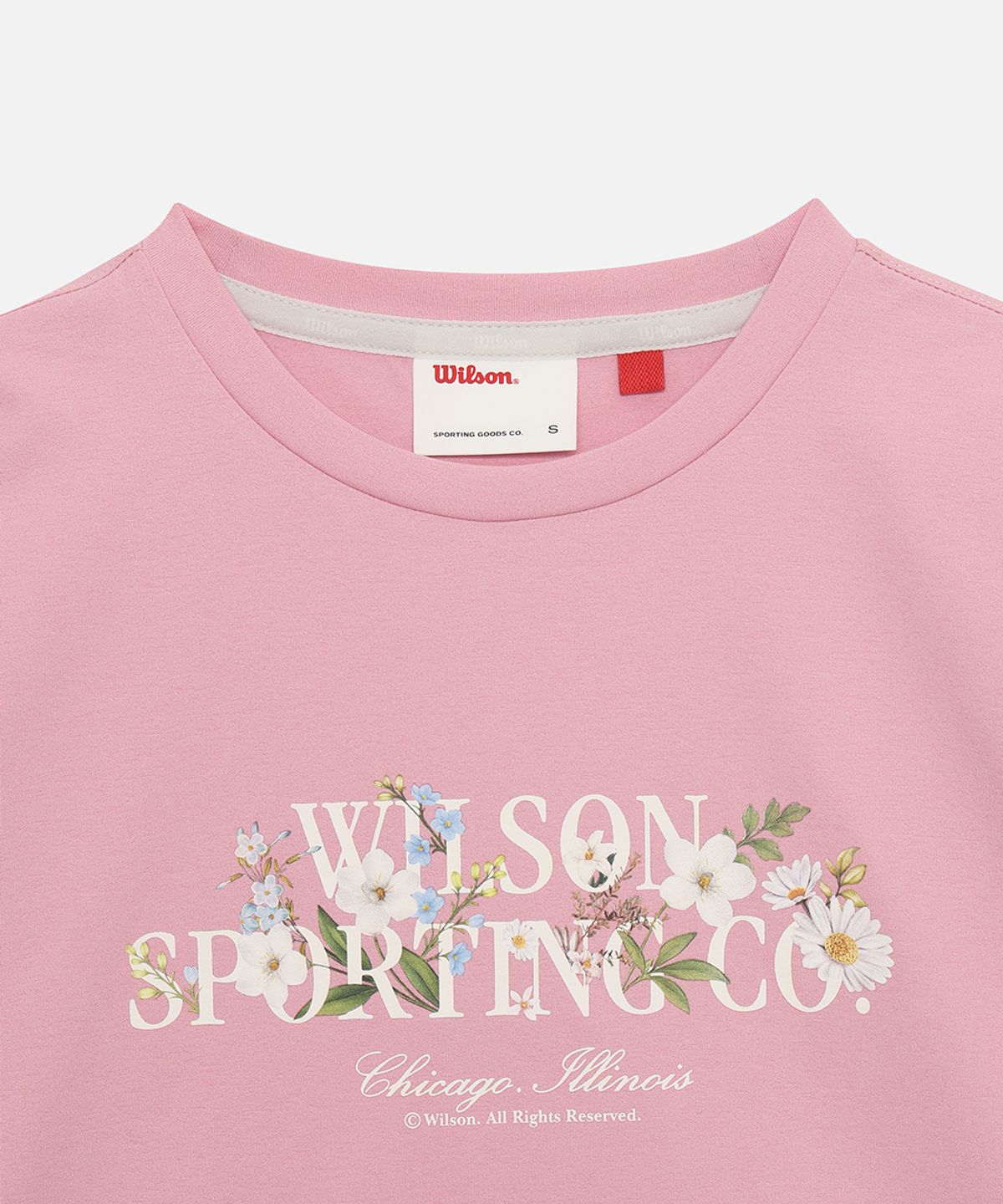 윌슨(WILSON) 퓨어드라이 블라썸 크롭 티셔츠 W (3color)