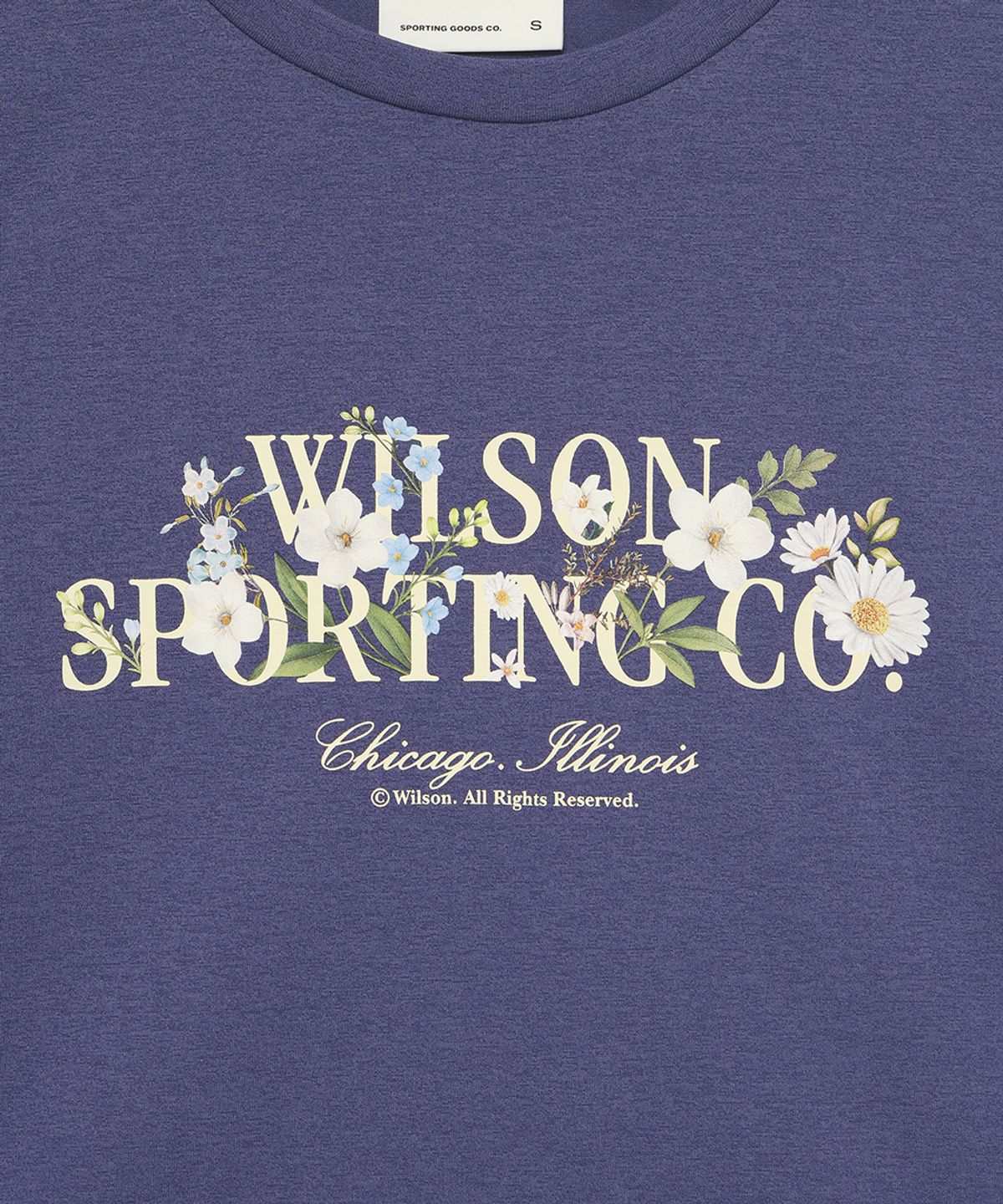윌슨(WILSON) 퓨어드라이 블라썸 크롭 티셔츠 W (3color)