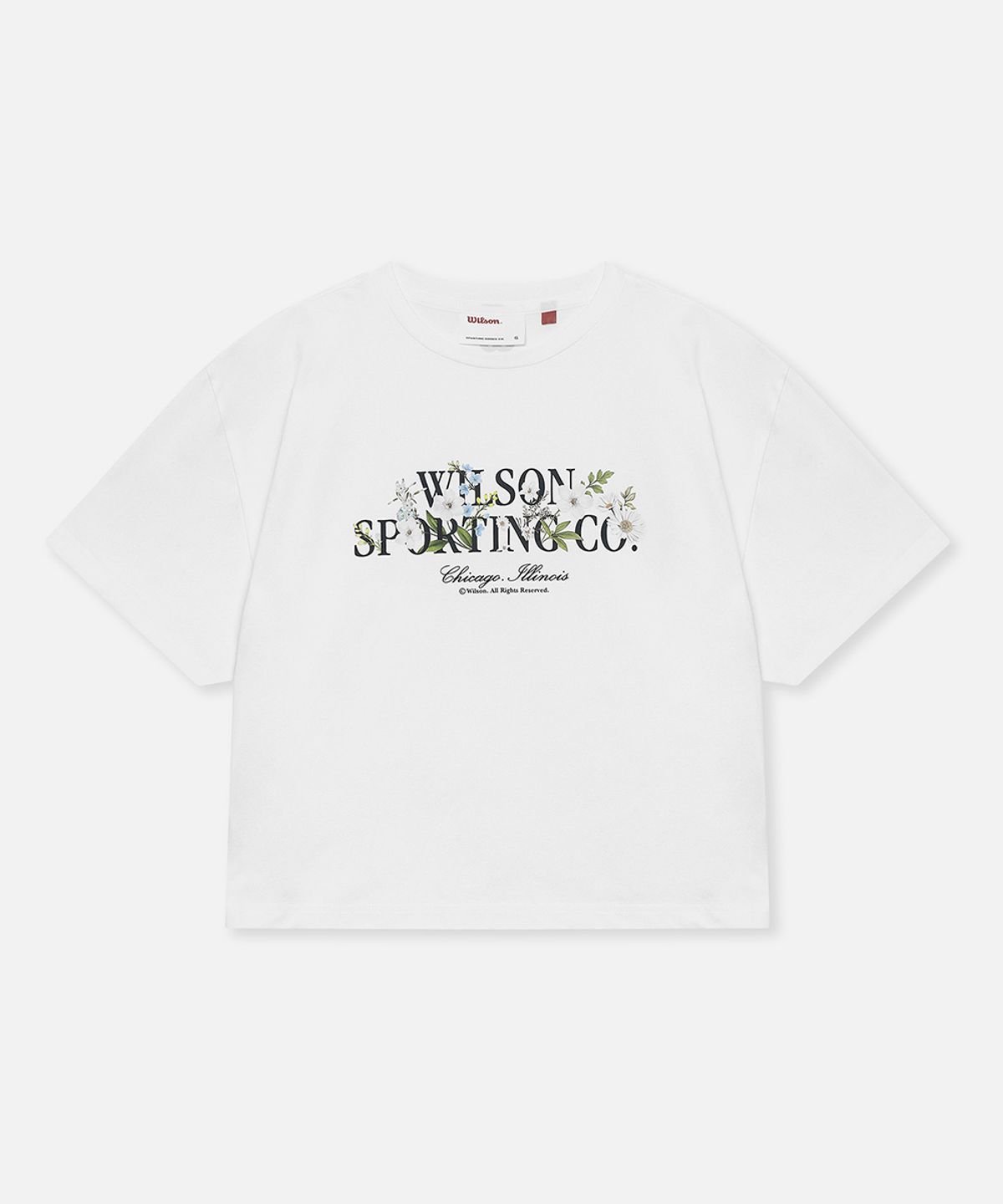 윌슨(WILSON) 퓨어드라이 블라썸 크롭 티셔츠 W (3color)
