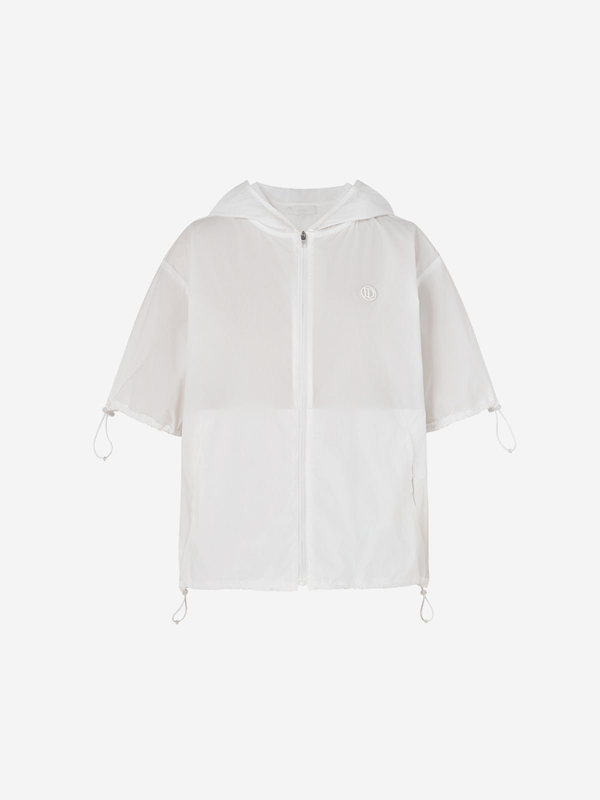 로드로아르(LORDLOAR) 초경량 후드 집업 아노락 WHITE