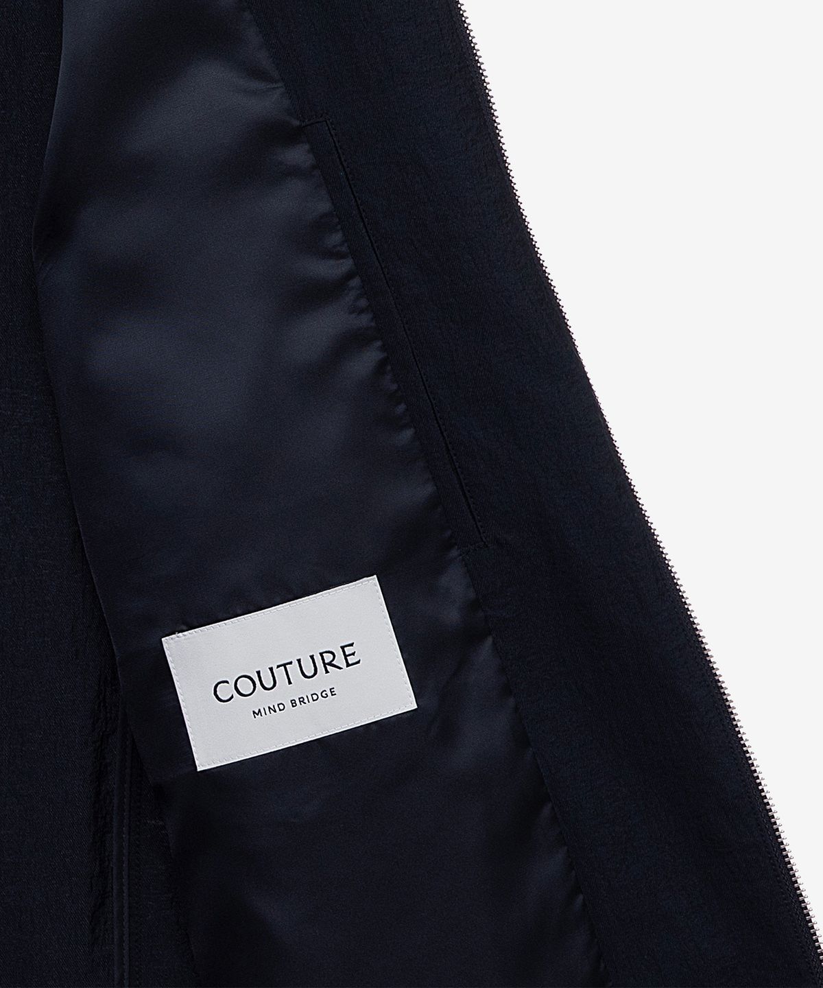 마인드브릿지(MINDBRIDGE) [COUTURE]네이비 트윌 세미 오버핏 블루종