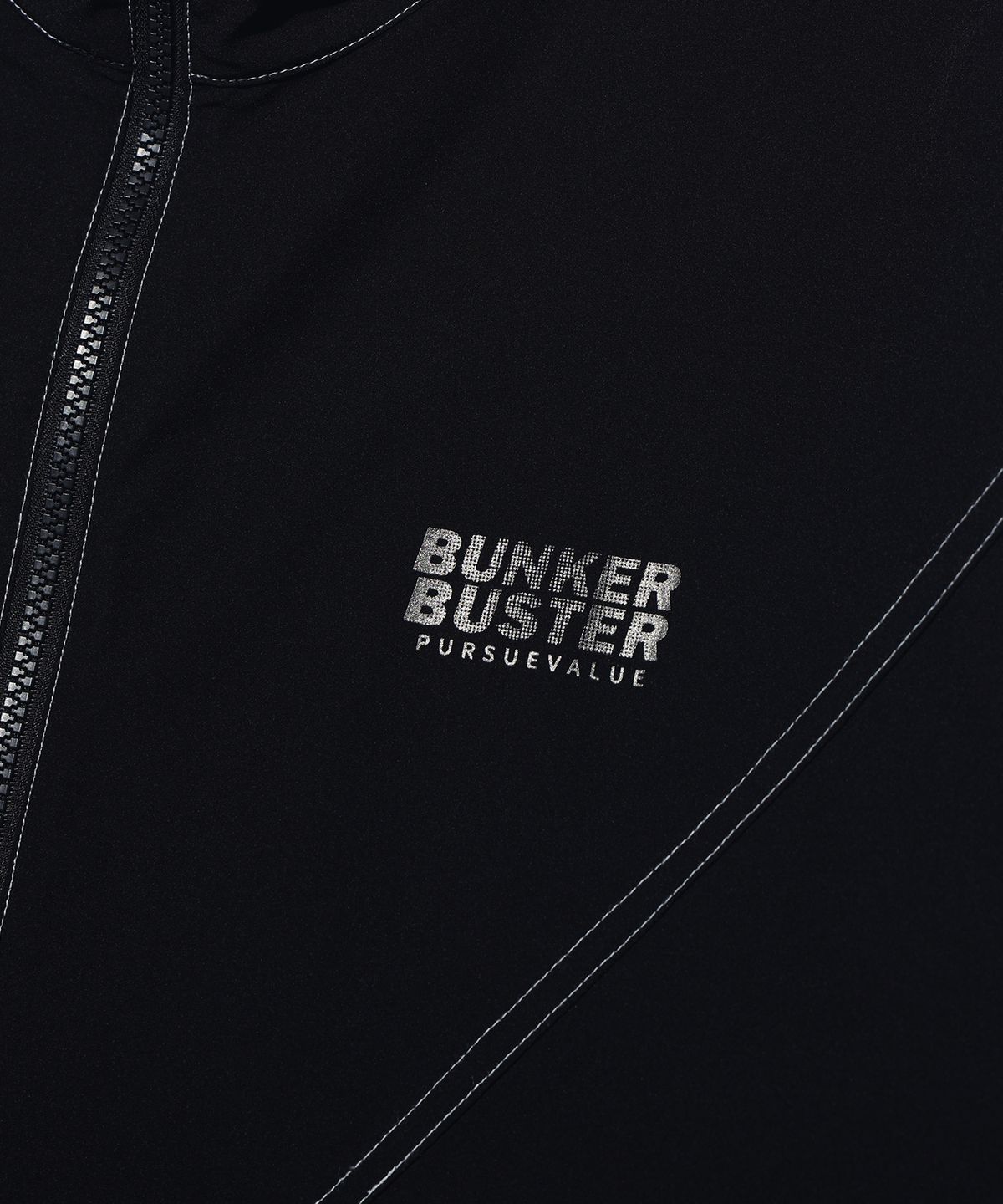 벙커버스터(BUNKERBUSTER) 스포티 하이넥 윈드브레이커 자켓 MQ2JU204_BLACK