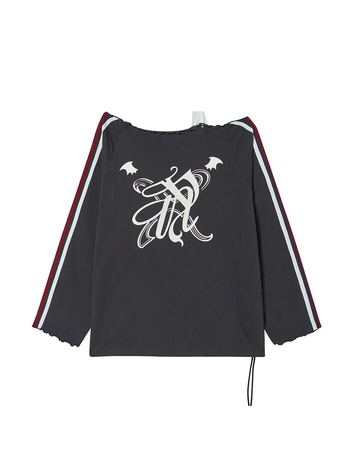 엔와이엑스엑스(NYXX) TNSW BABY DEVIL OFF SHOULDER CHARCOAL