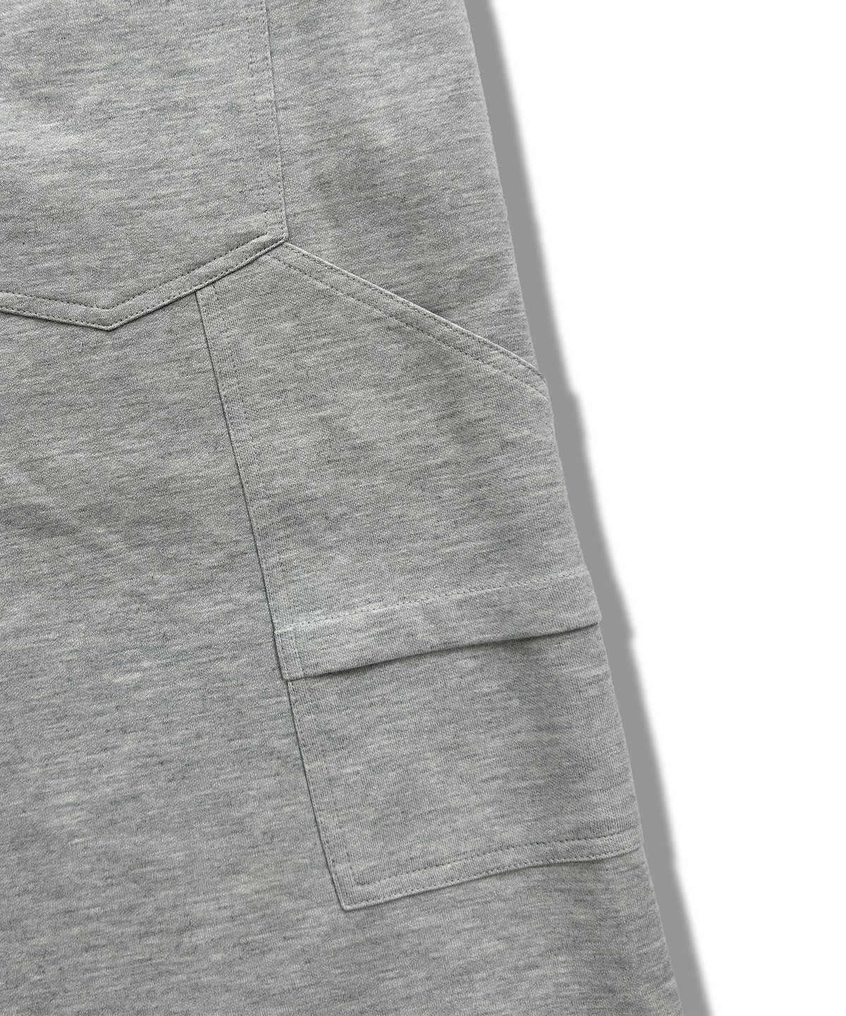 레이피커스(RAYFIKERS) 카펜더 버뮤다 스웨트 쇼츠 MQ7PU491_MELANGE GREY