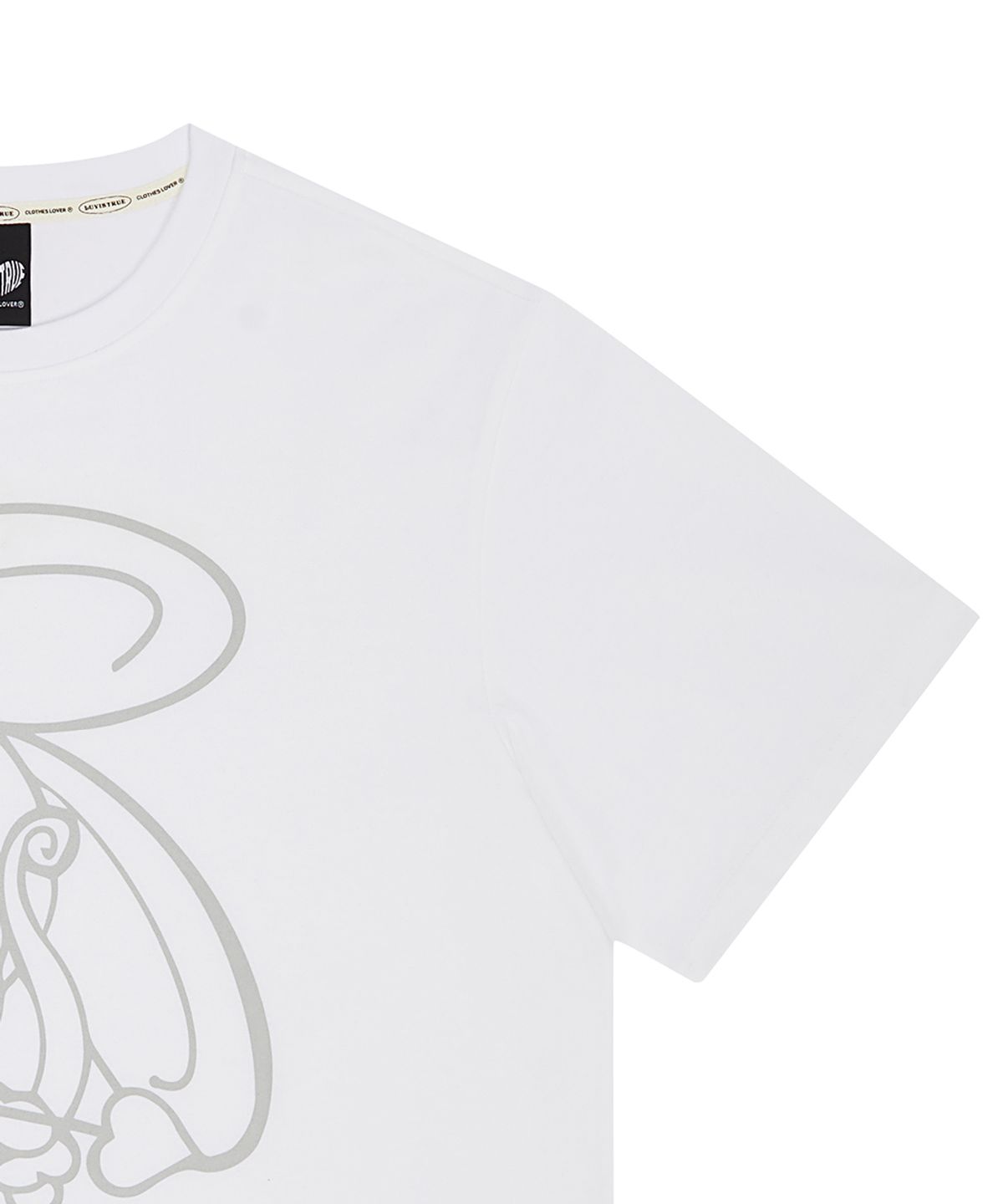 러브이즈트루(LUVISTRUE) LUVISTRUE X YENA OVERFIT TEE(WHITE)
