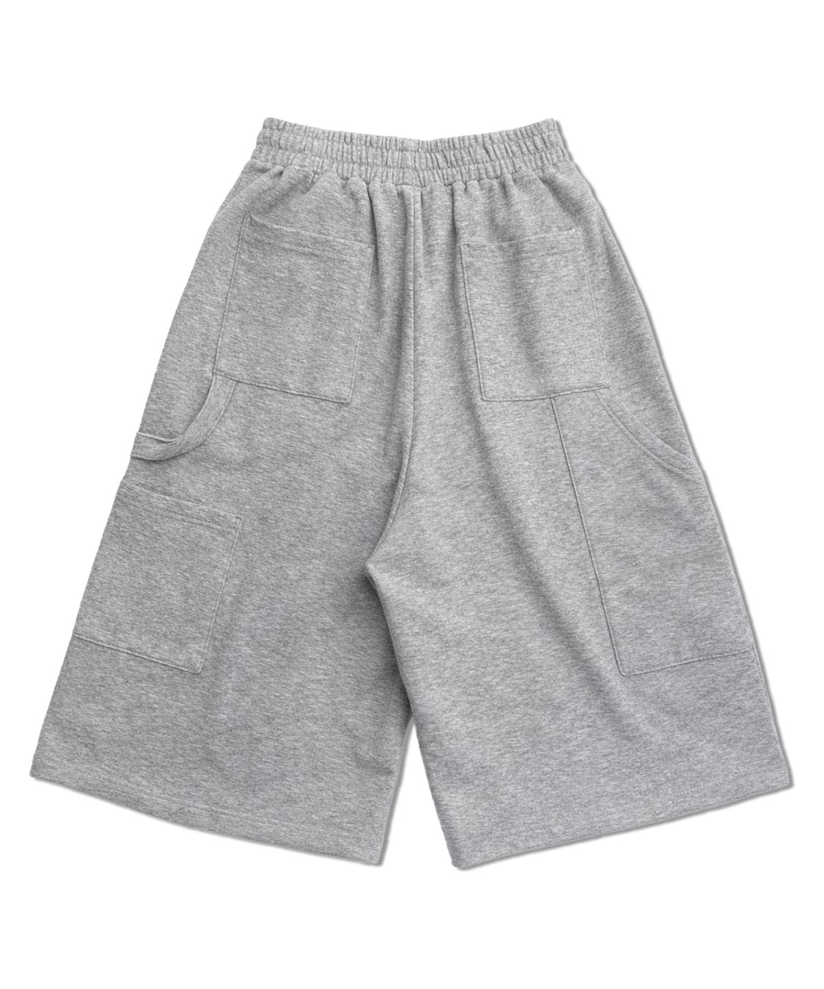 레이피커스(RAYFIKERS) 카펜더 투턱 버뮤다 쇼츠 MQ7PU492_MELANGE GREY