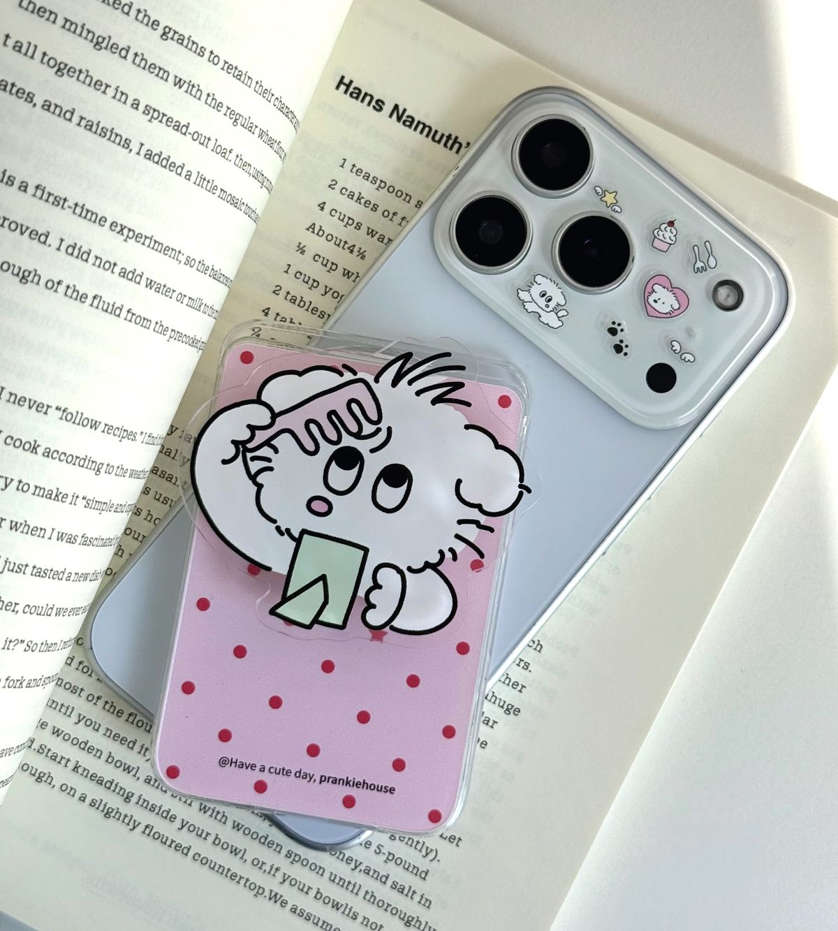 프랭키하우스(PRANKIEHOUSE) 프랭키하우스 맥세이프 톡 + 일체형 카드 지갑(magsafe tok+card pocket)
