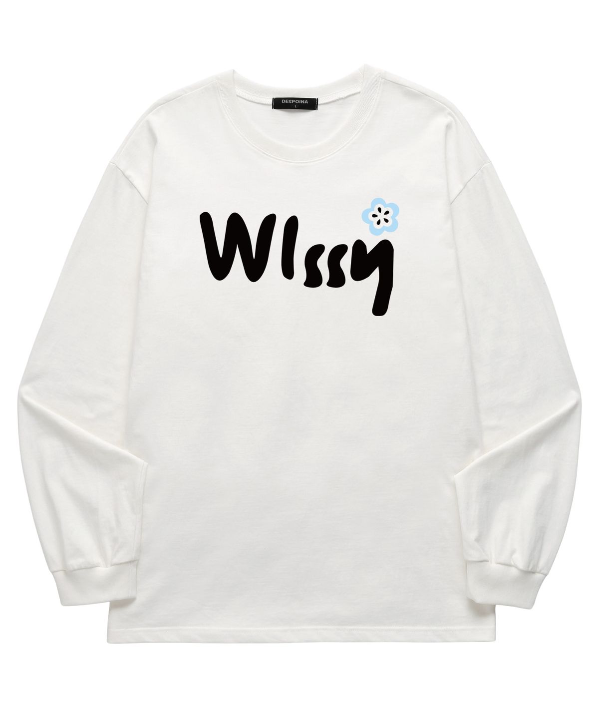 위씨(WISSY) Wissy Bloom 긴팔 티셔츠 (WLS038) 화이트