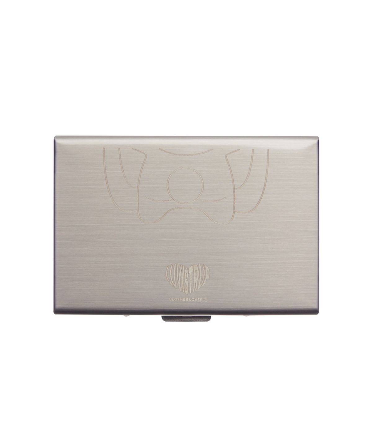 러브이즈트루(LUVISTRUE) LUVISTRUE X YENA STEEL WALLET(SILVER)