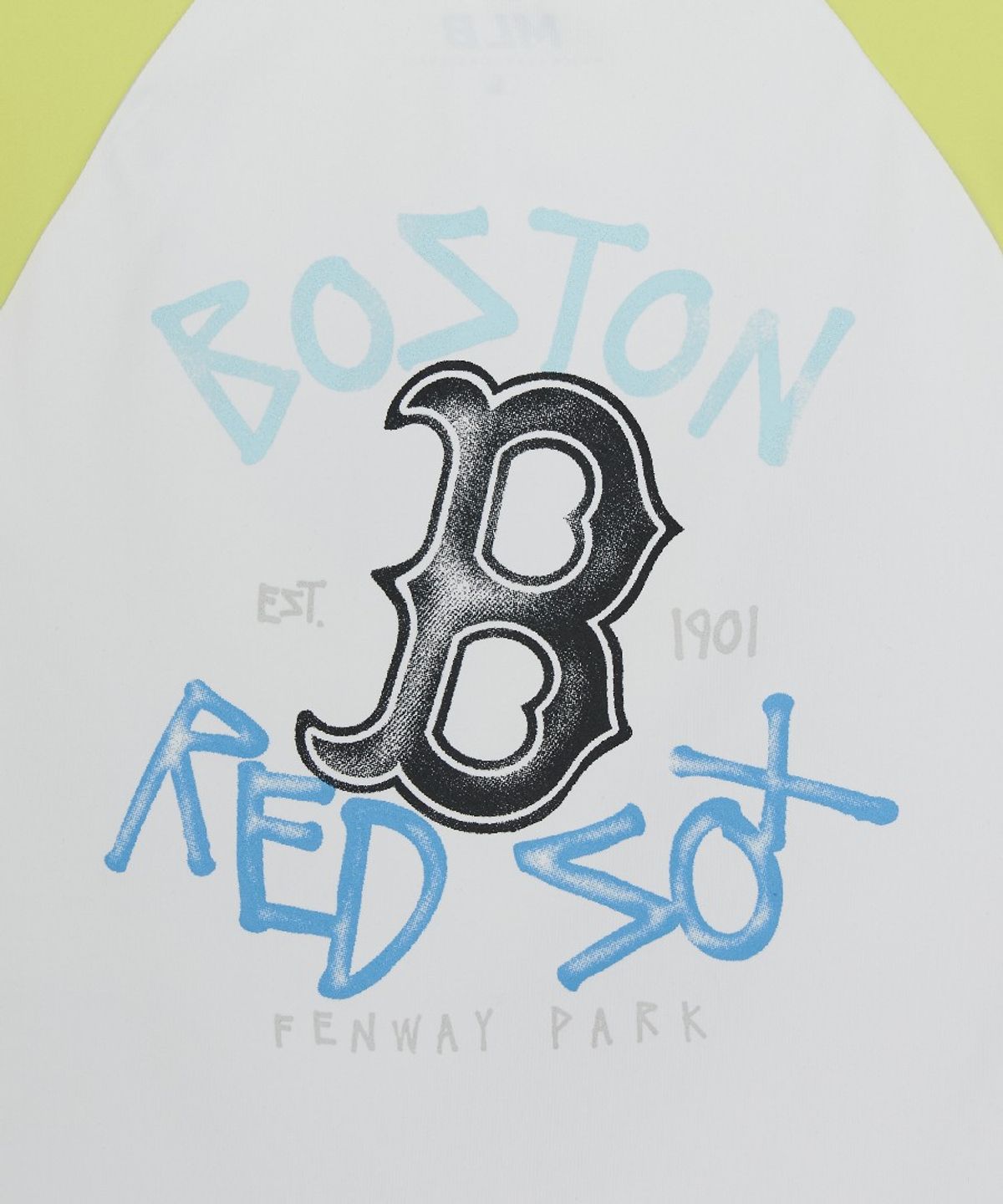 엠엘비 키즈(MLB KIDS) 스트릿 모노그램 집업 래쉬가드 3P 세트 BOS (Lime)