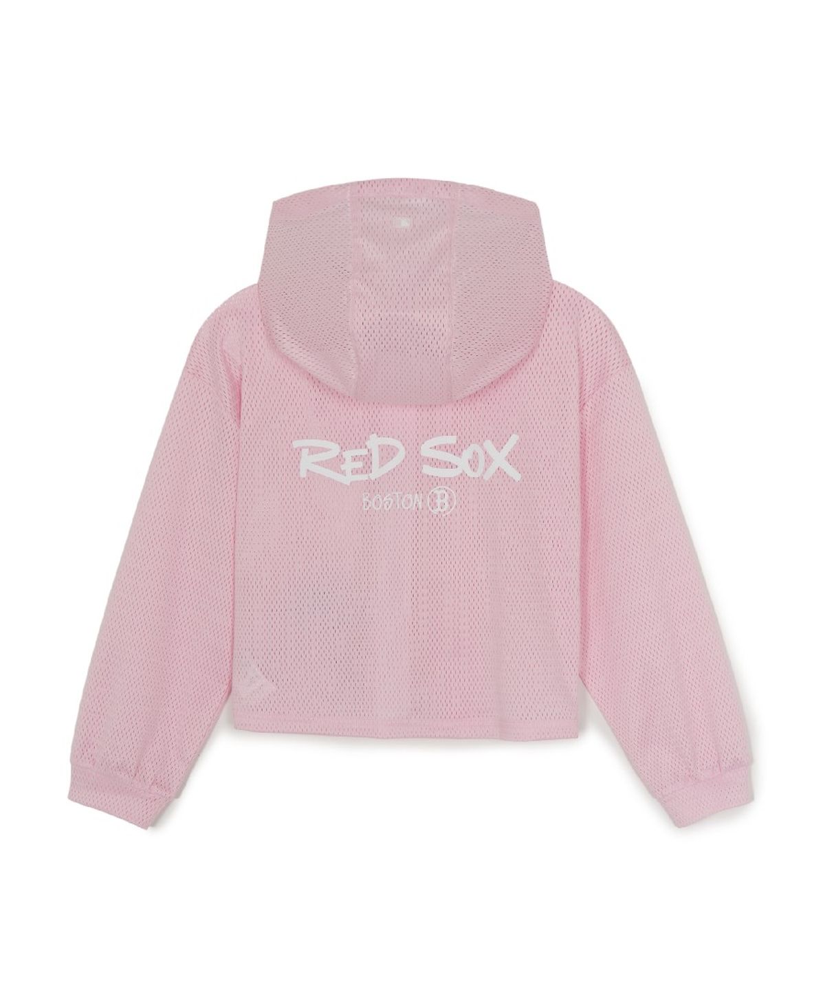 엠엘비 키즈(MLB KIDS) 걸즈 스트릿 메쉬 후드집업 3P 세트 BOS (L.Red)