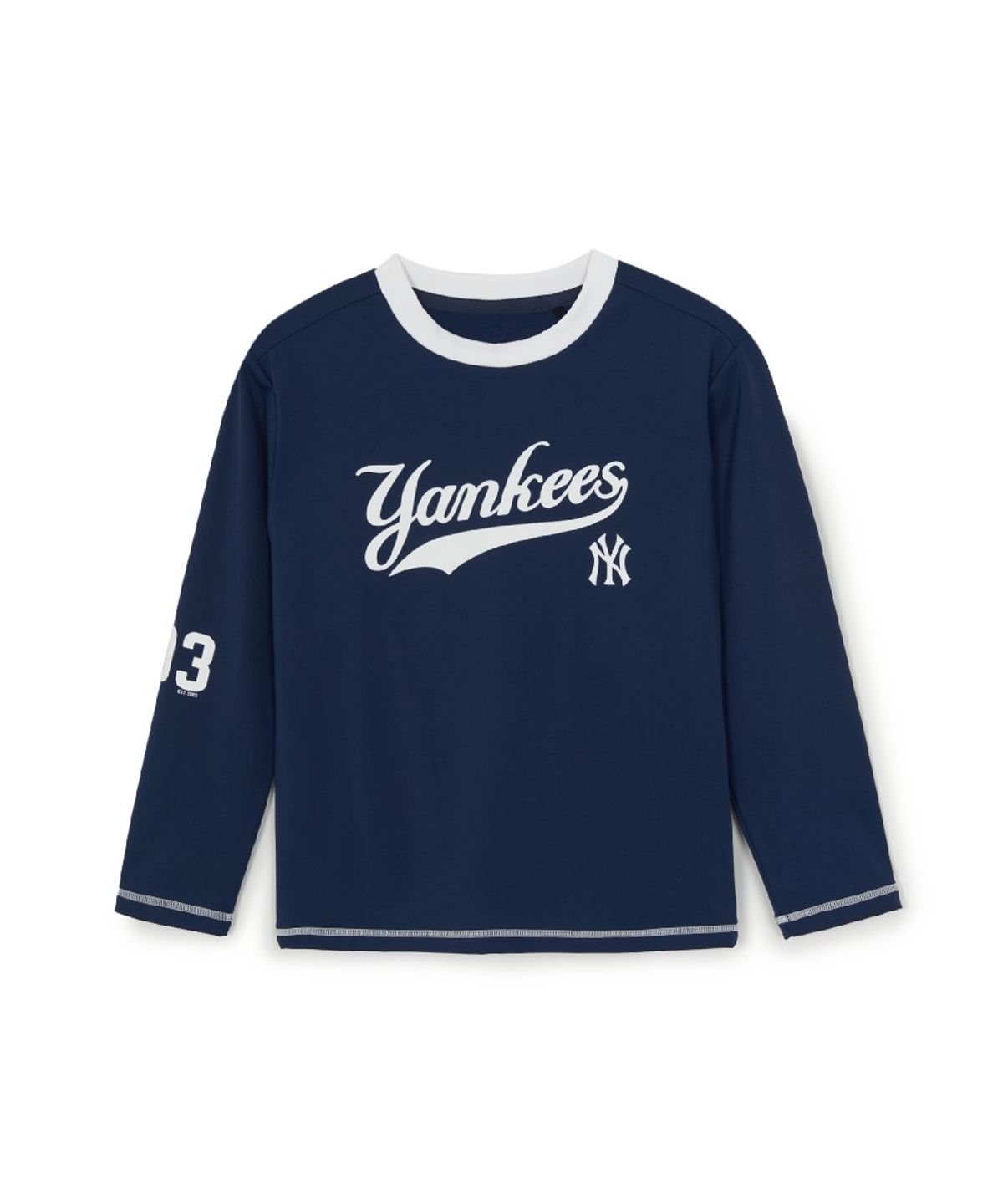 엠엘비 키즈(MLB KIDS) 스포티브 티셔츠 래쉬가드 레깅스 세트 NY (Navy)