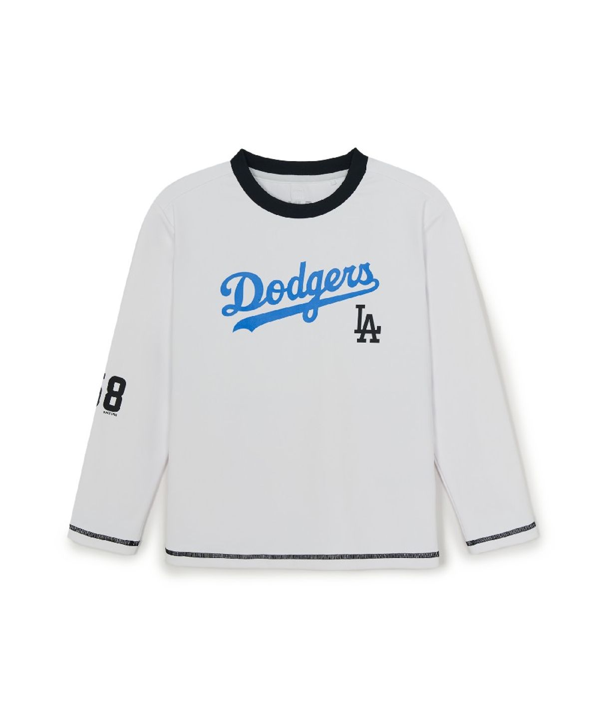 엠엘비 키즈(MLB KIDS) 스포티브 티셔츠 래쉬가드 레깅스 세트 LA (White)