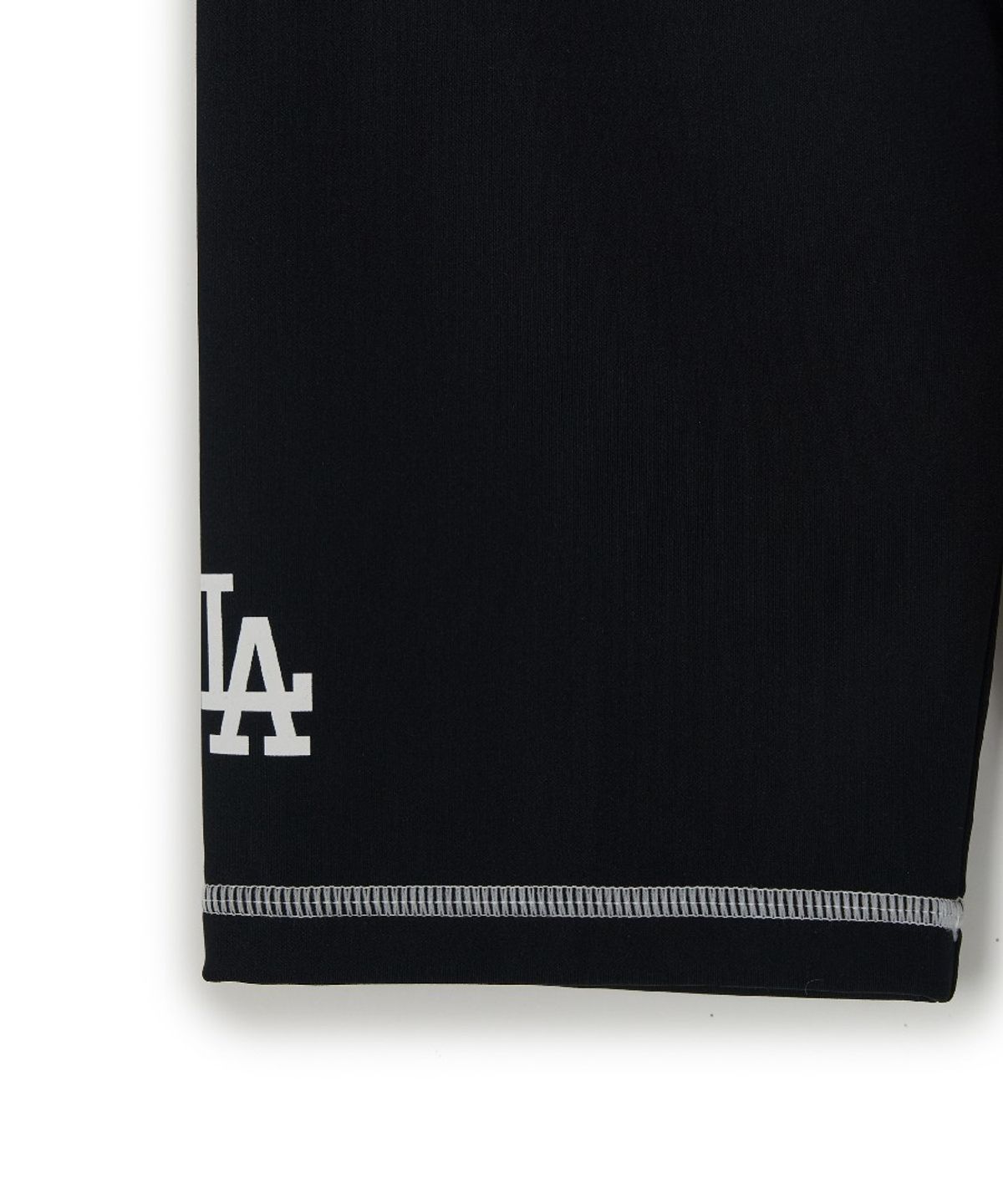 엠엘비 키즈(MLB KIDS) 스포티브 티셔츠 래쉬가드 레깅스 세트 LA (White)