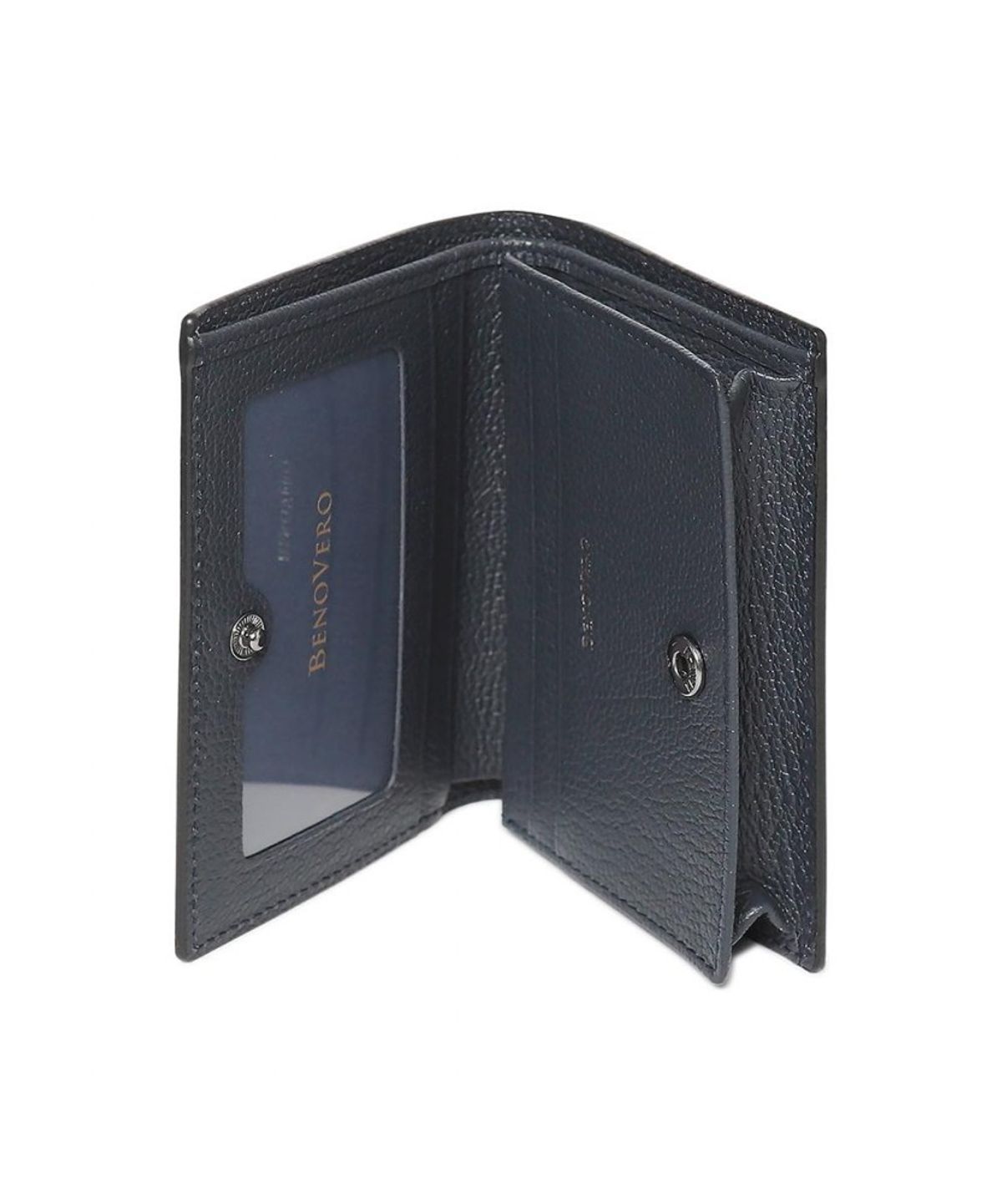 베노베로(BENOVERO) 고트 엠보 명함 중지갑 BLACK_BLF1ACP1236K1