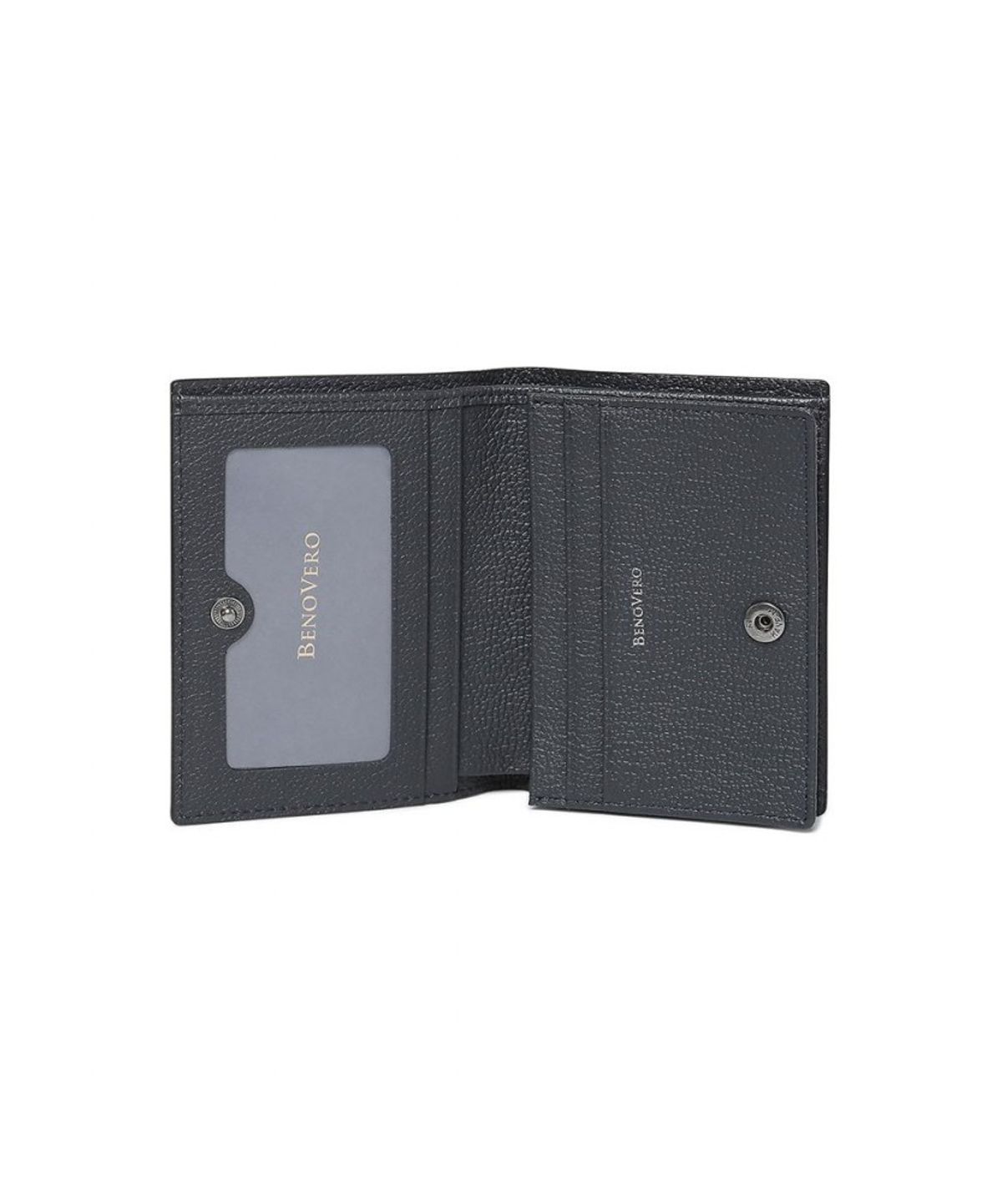 베노베로(BENOVERO) 고트 엠보 명함 중지갑 BLACK_BLF1ACP1236K1