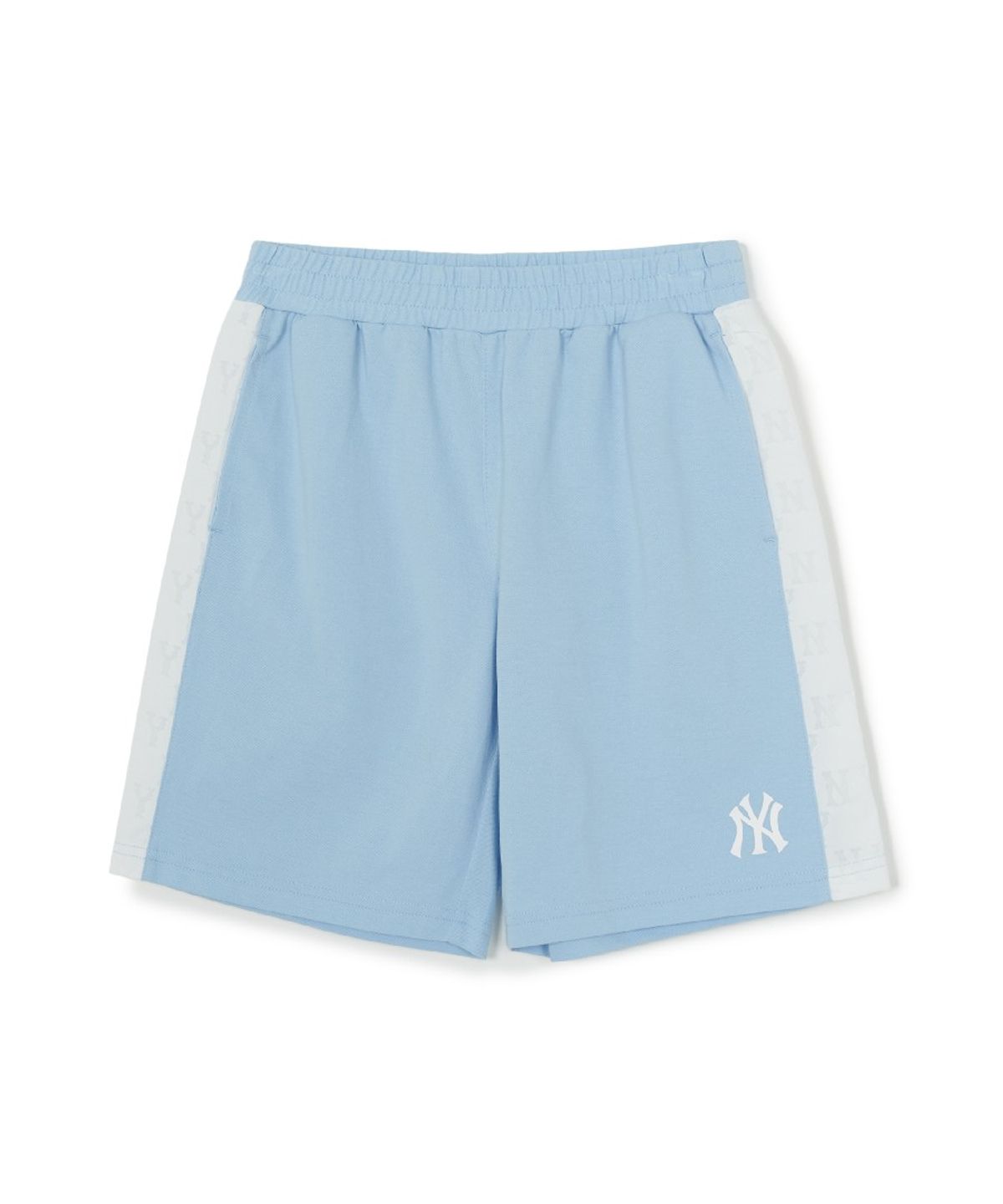 엠엘비 키즈(MLB KIDS) 모노그램 배색 반바지 NY (L.Blue)
