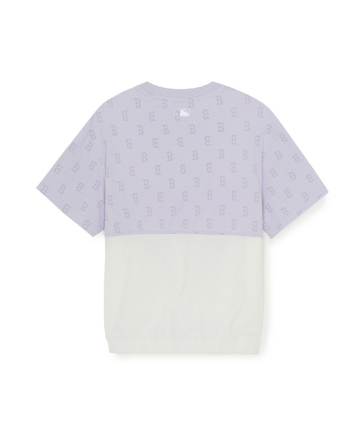 엠엘비 키즈(MLB KIDS) 스포티브 모노그램 자가드 티셔츠 BOS (Lavender)