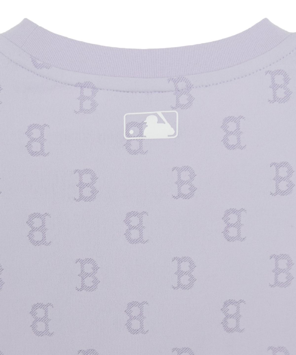 엠엘비 키즈(MLB KIDS) 스포티브 모노그램 자가드 티셔츠 BOS (Lavender)