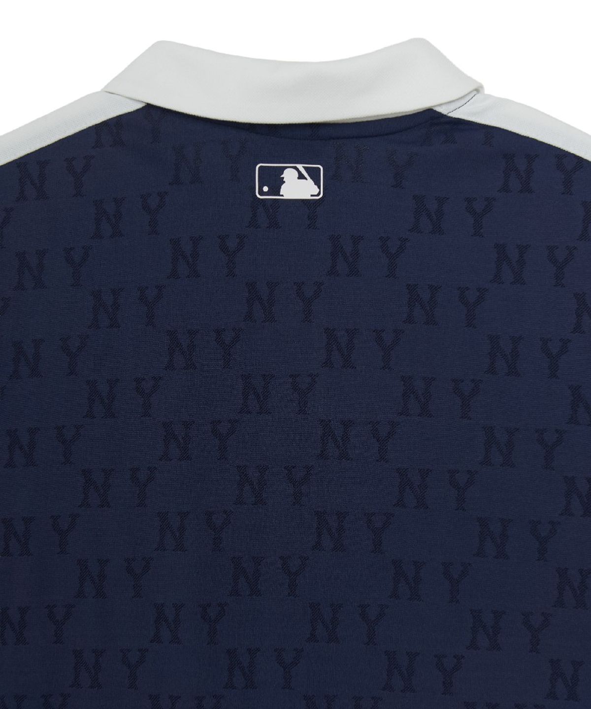 엠엘비 키즈(MLB KIDS) 모노그램 카라 티셔츠 NY (D.Navy)