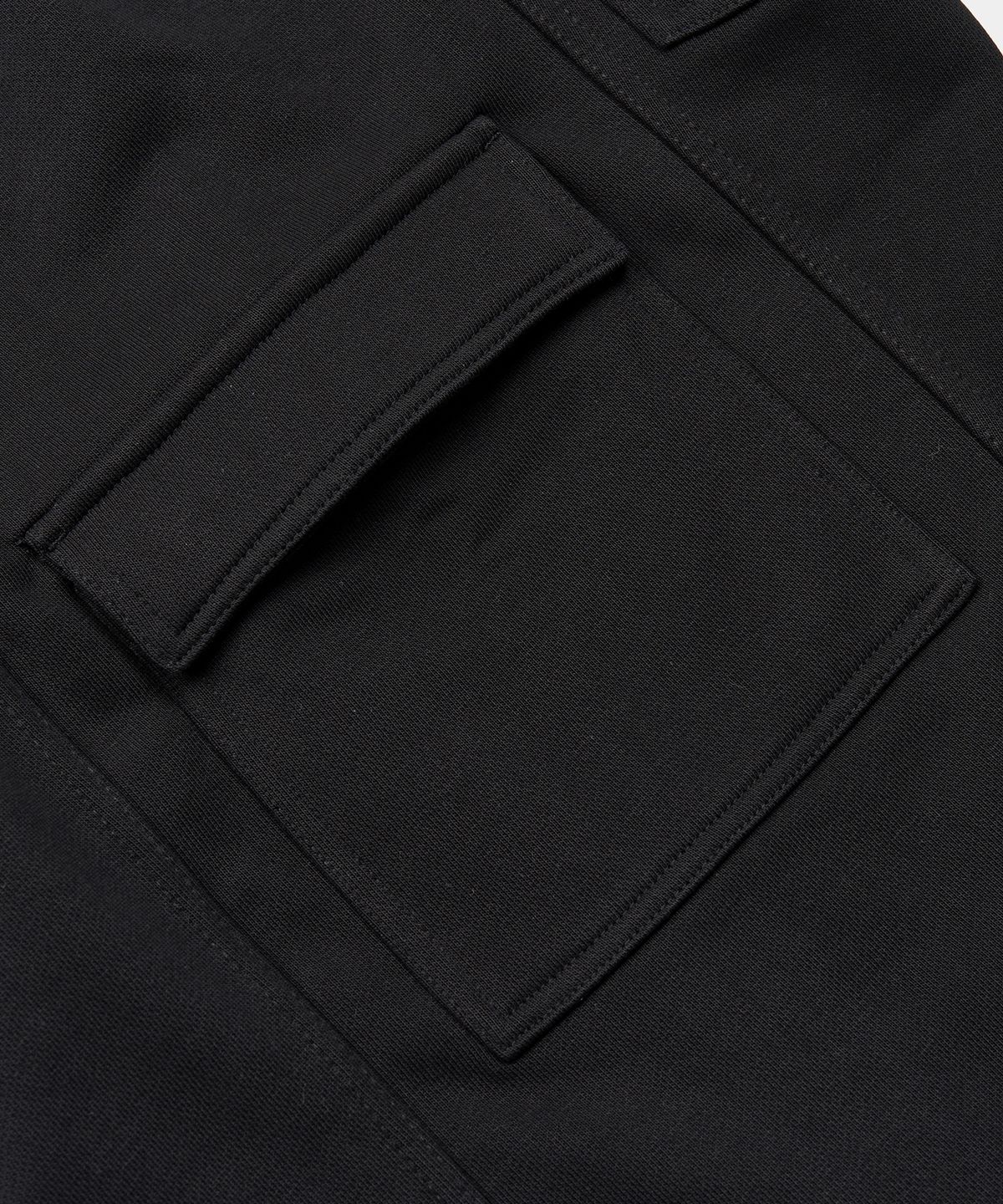 엑스컨테이너(EXCONTAINER) 카고 버뮤다 스웻 팬츠 (BLACK)