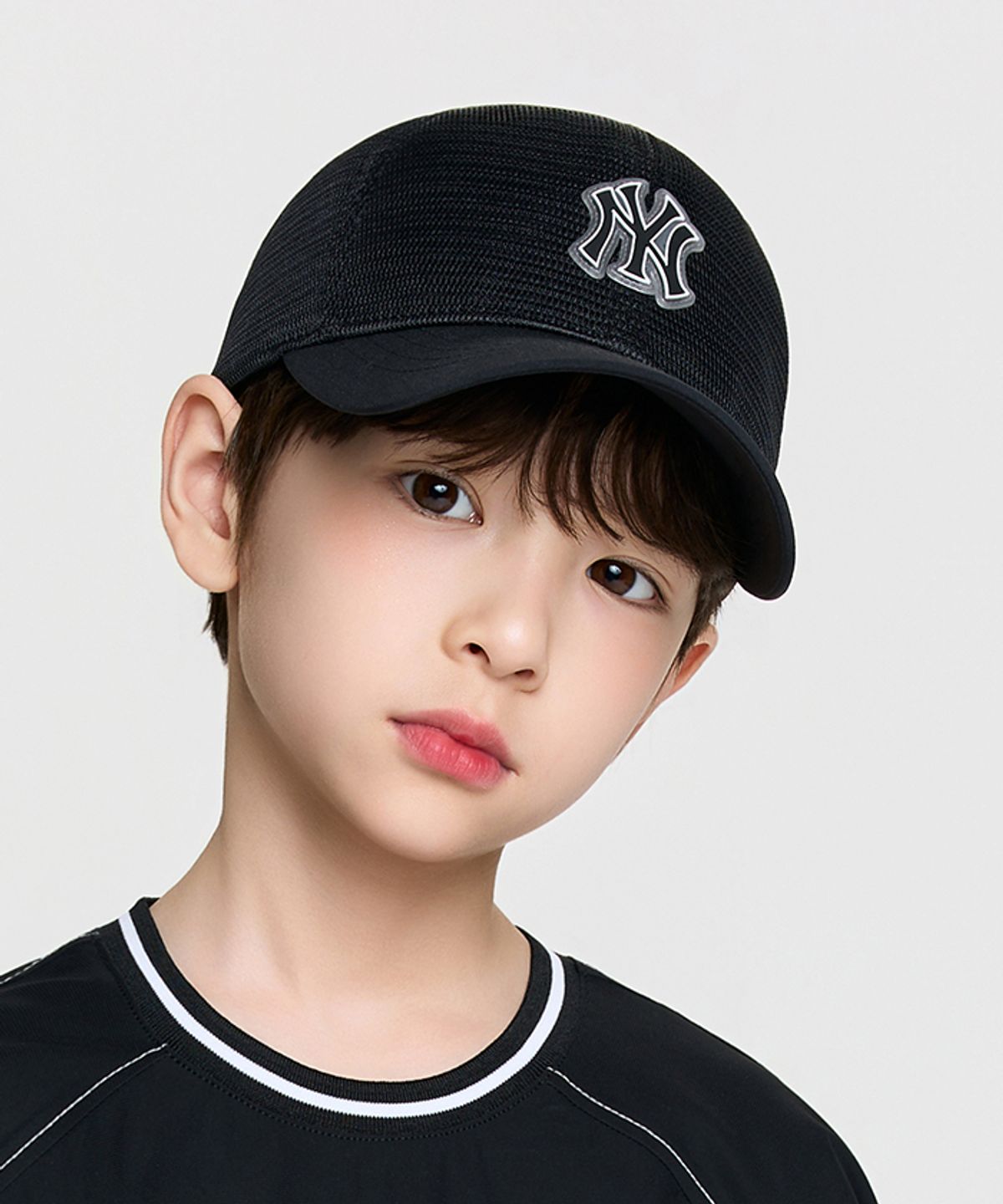 엠엘비 키즈(MLB KIDS) 올 메쉬 볼캡 NY (Black)