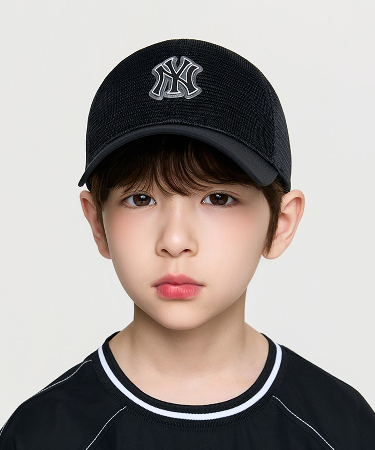 엠엘비 키즈(MLB KIDS) 올 메쉬 볼캡 NY (Black)