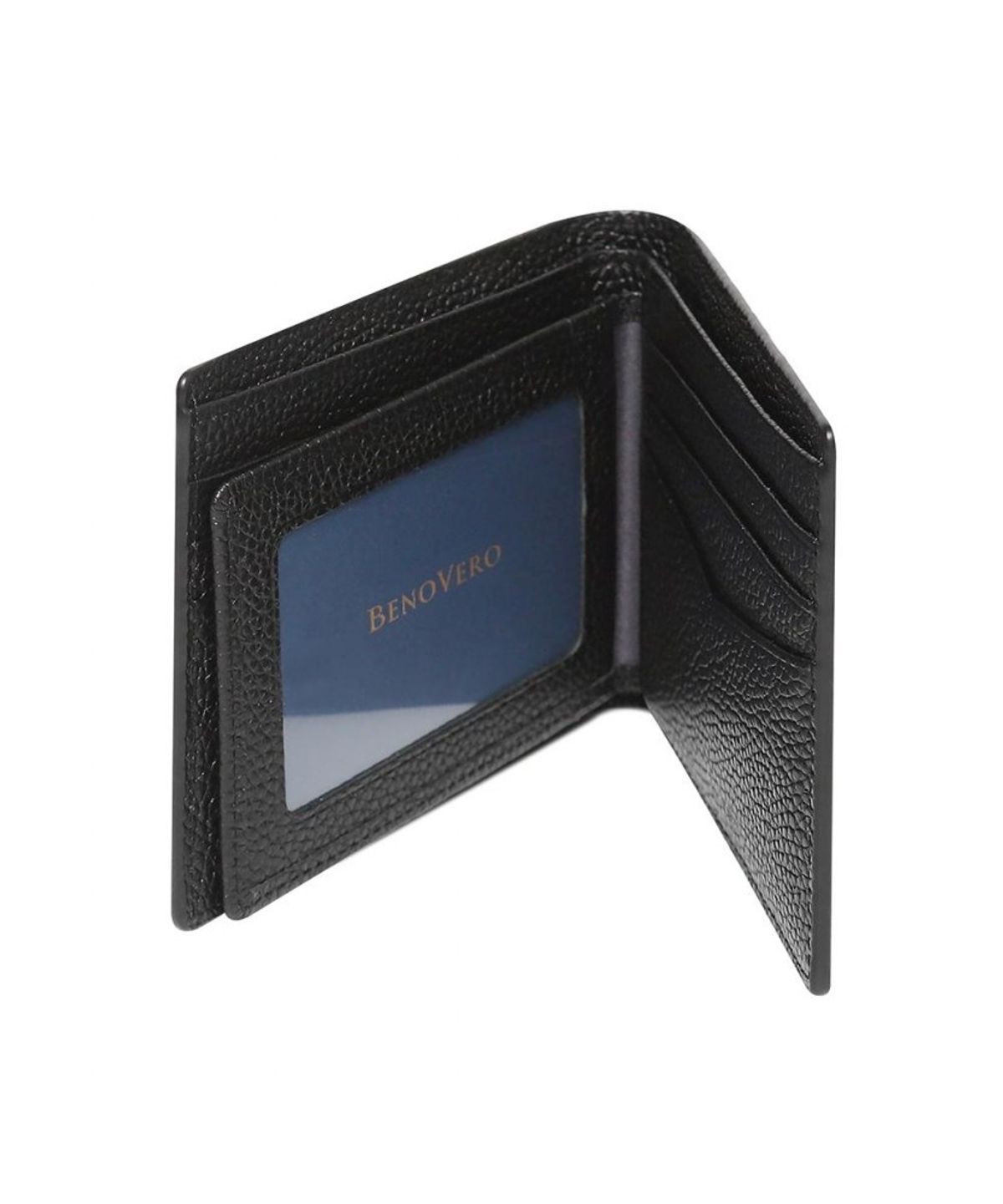 베노베로(BENOVERO) MATTHEW CHECK 반지갑 BLACK_BLF1ACP2251K1