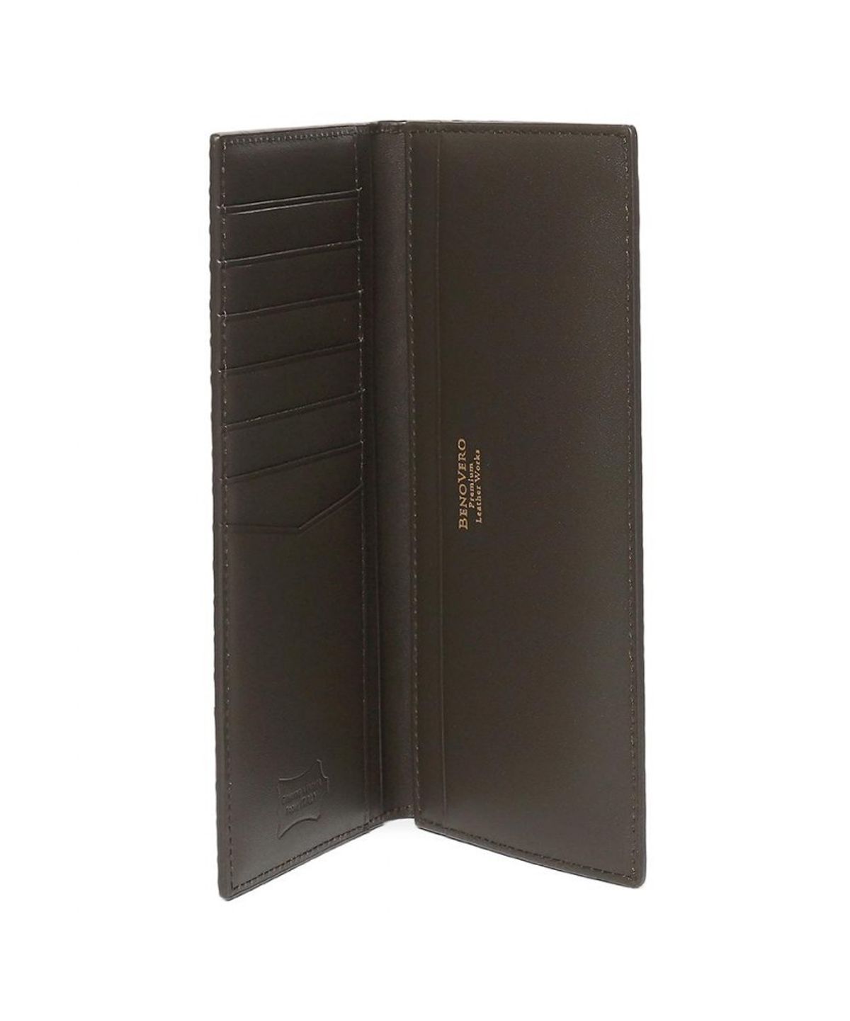 베노베로(BENOVERO) MESH 장지갑 브라운_BLG1ACP3281W1