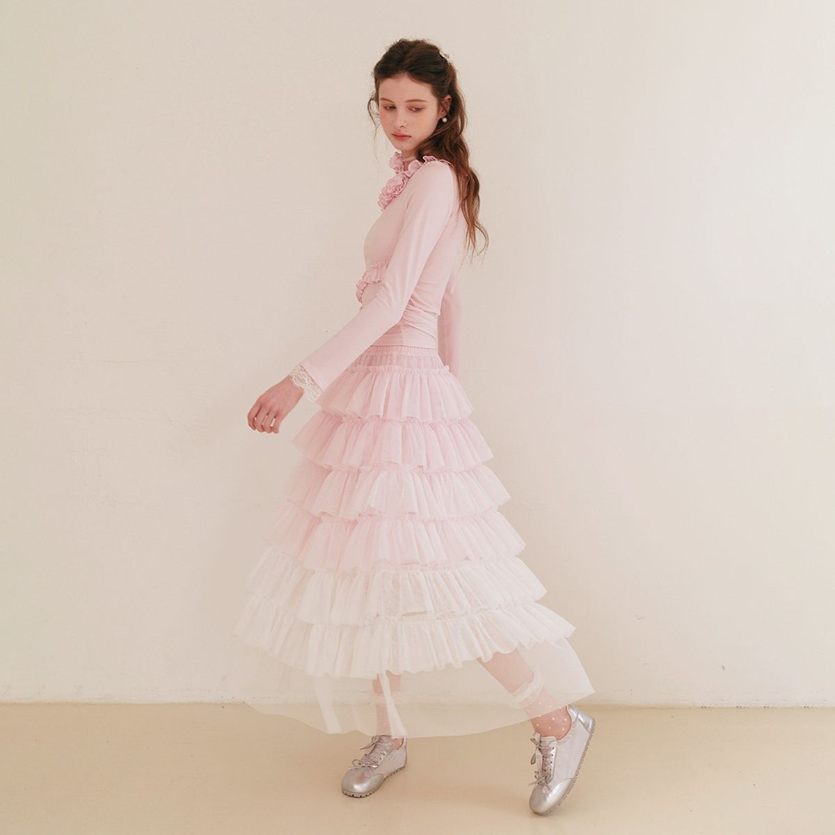 쎄무아듀(CEST MOIDEW) Cest_Gradient layered skirt