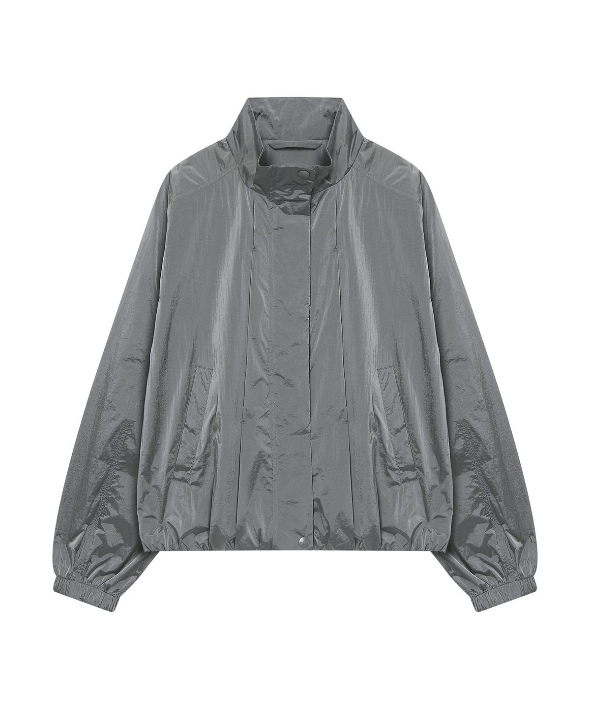 슈퍼드라이(SUPERDRY) 우먼스 글로시 나일론 자켓 그레이 SDFJWCQ51GRY