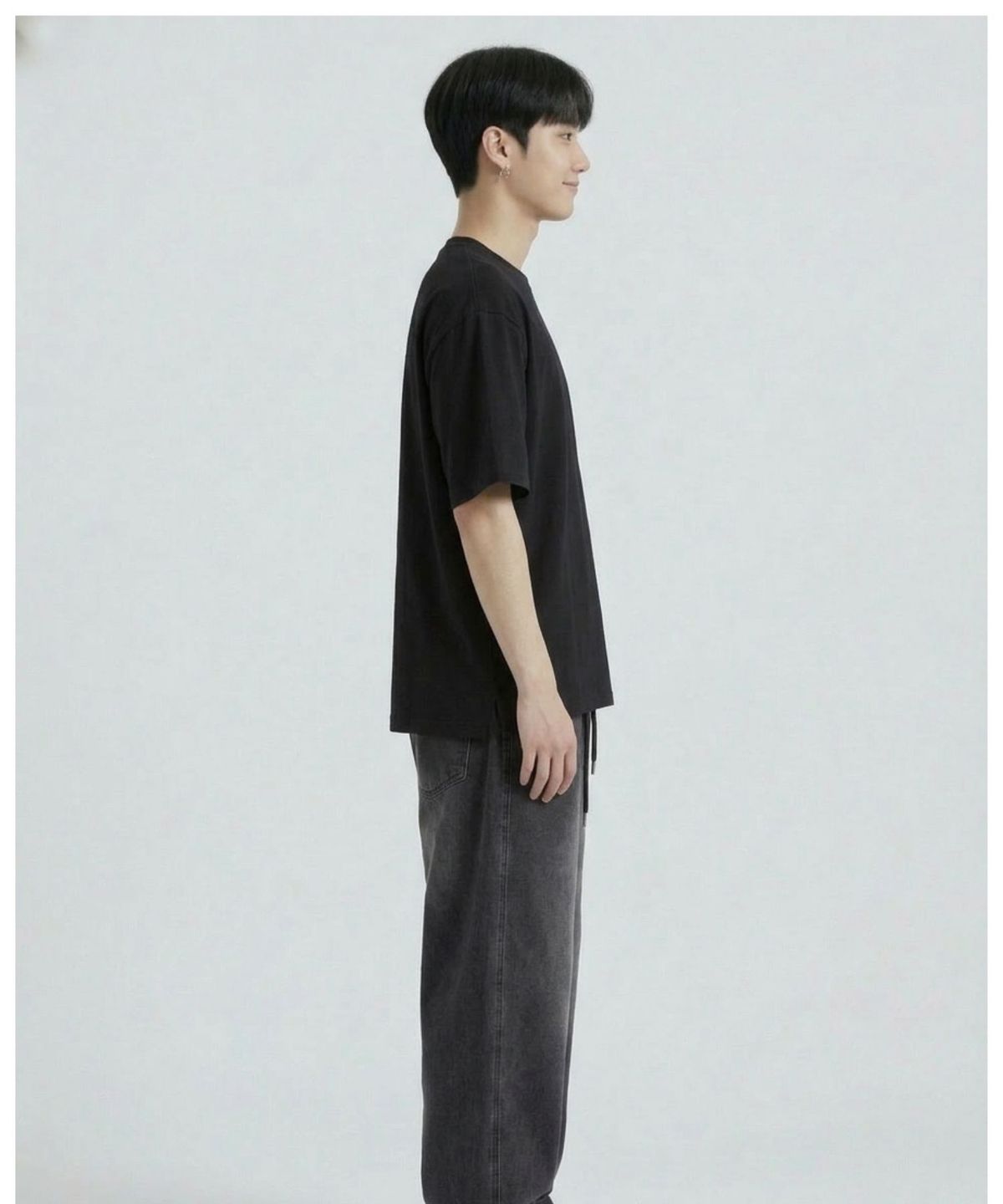 더블제이디(DOUBLE JD) 태극기 레이어드 반팔 티셔츠