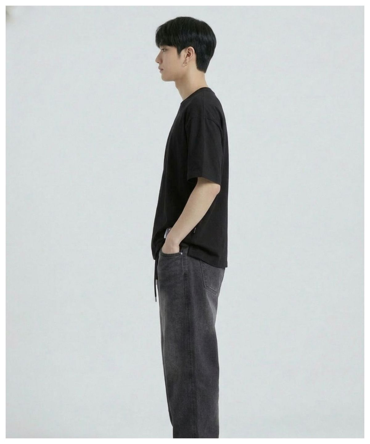 더블제이디(DOUBLE JD) 태극기 레이어드 반팔 티셔츠