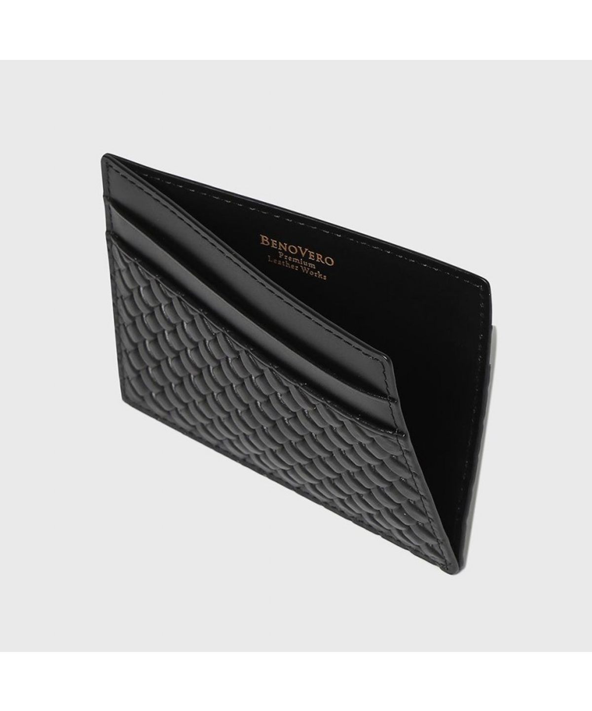 베노베로(BENOVERO) MESH 카드지갑 블랙_BKF1ACP5281K1